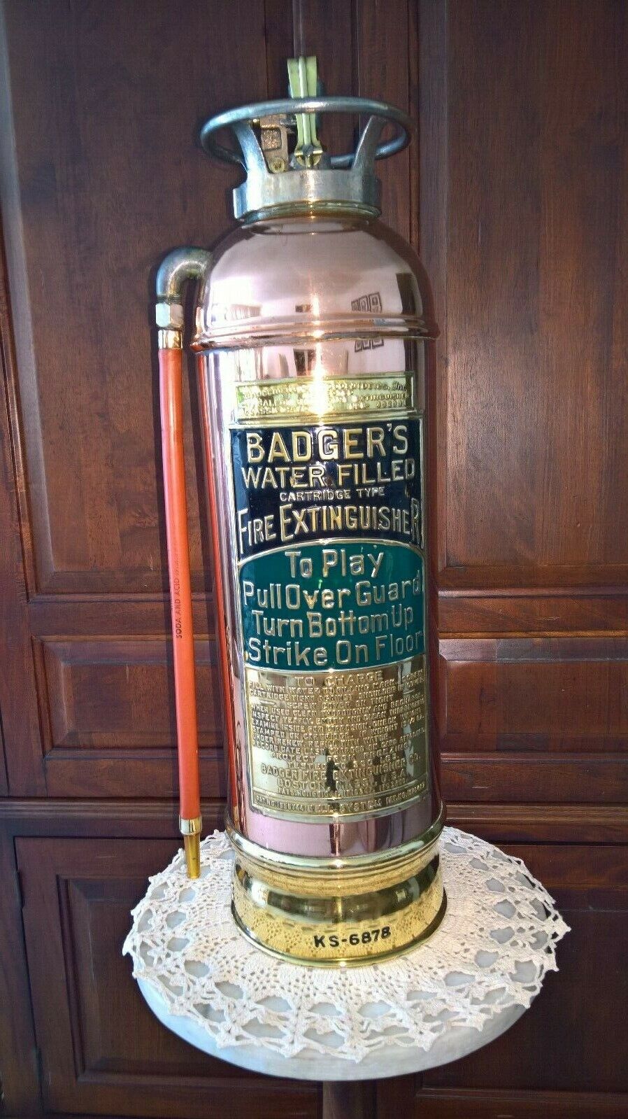 Badger Antique Fire Extinguisher  {BEAUTIFUL}
