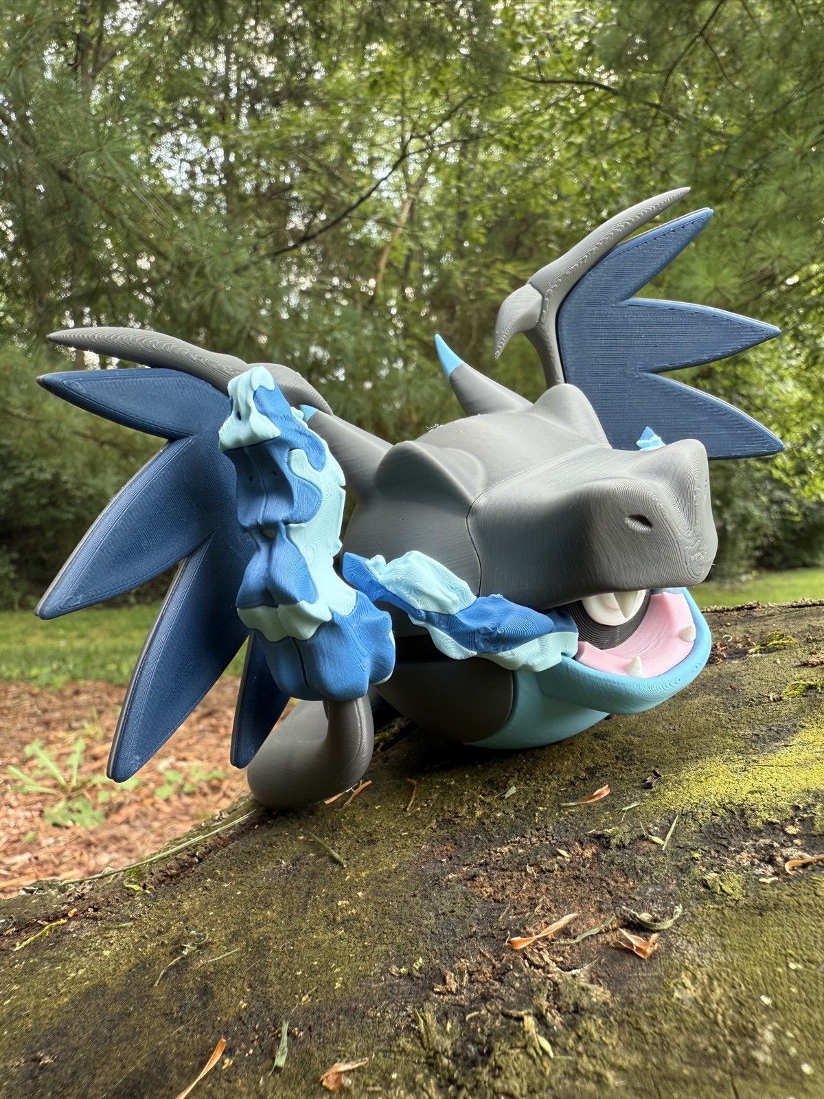 Mega Charizard  Themed 3D Printed Pokemon Pokeball / 3D Printed Pokeball