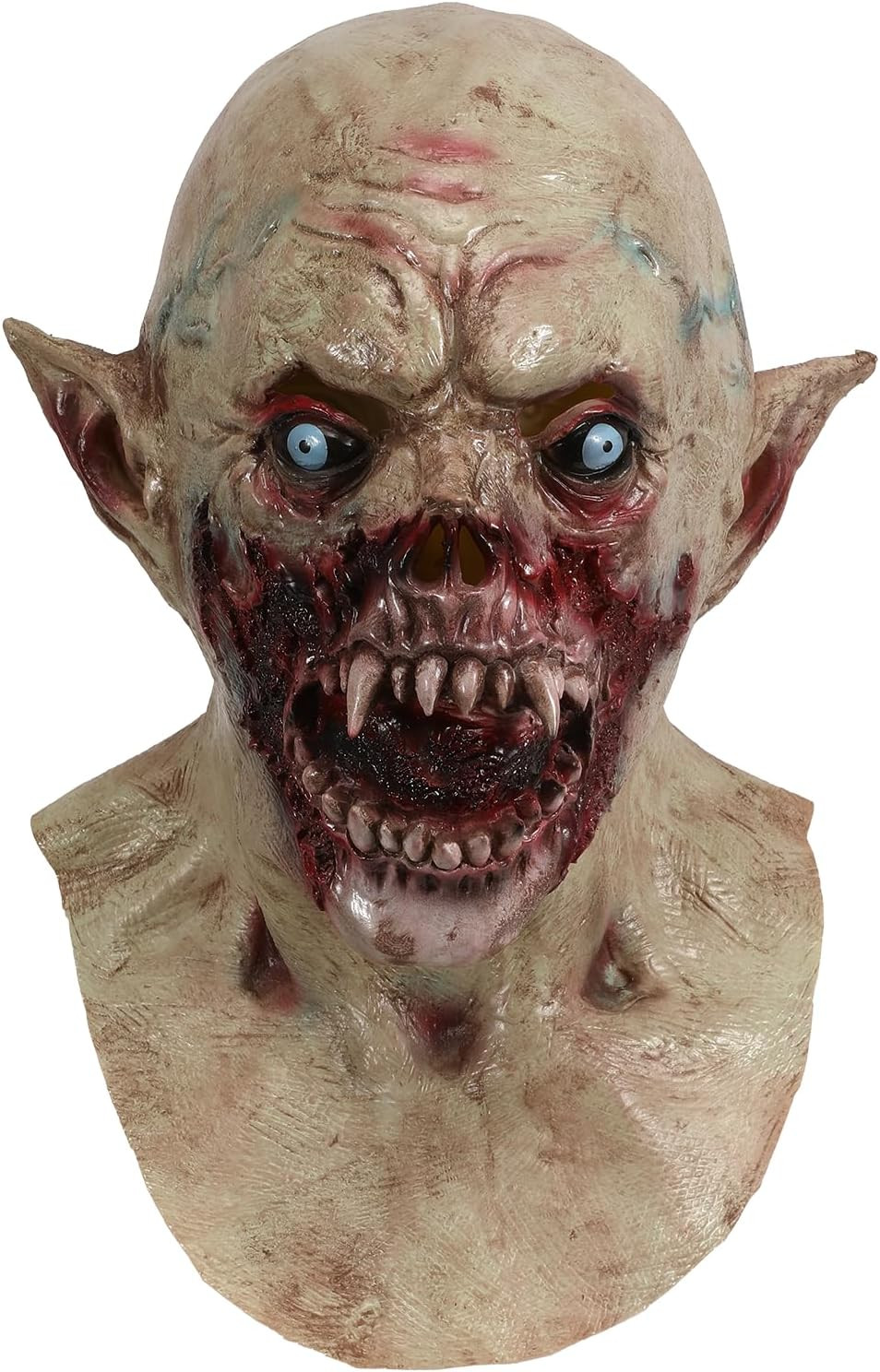 Scary Vampire Mask Adult Creepy Zombie Monster Full Head Mask for Halloween Scary Vampire Mask Adult Creepy Zombie Monster Full Head Mask for Halloween