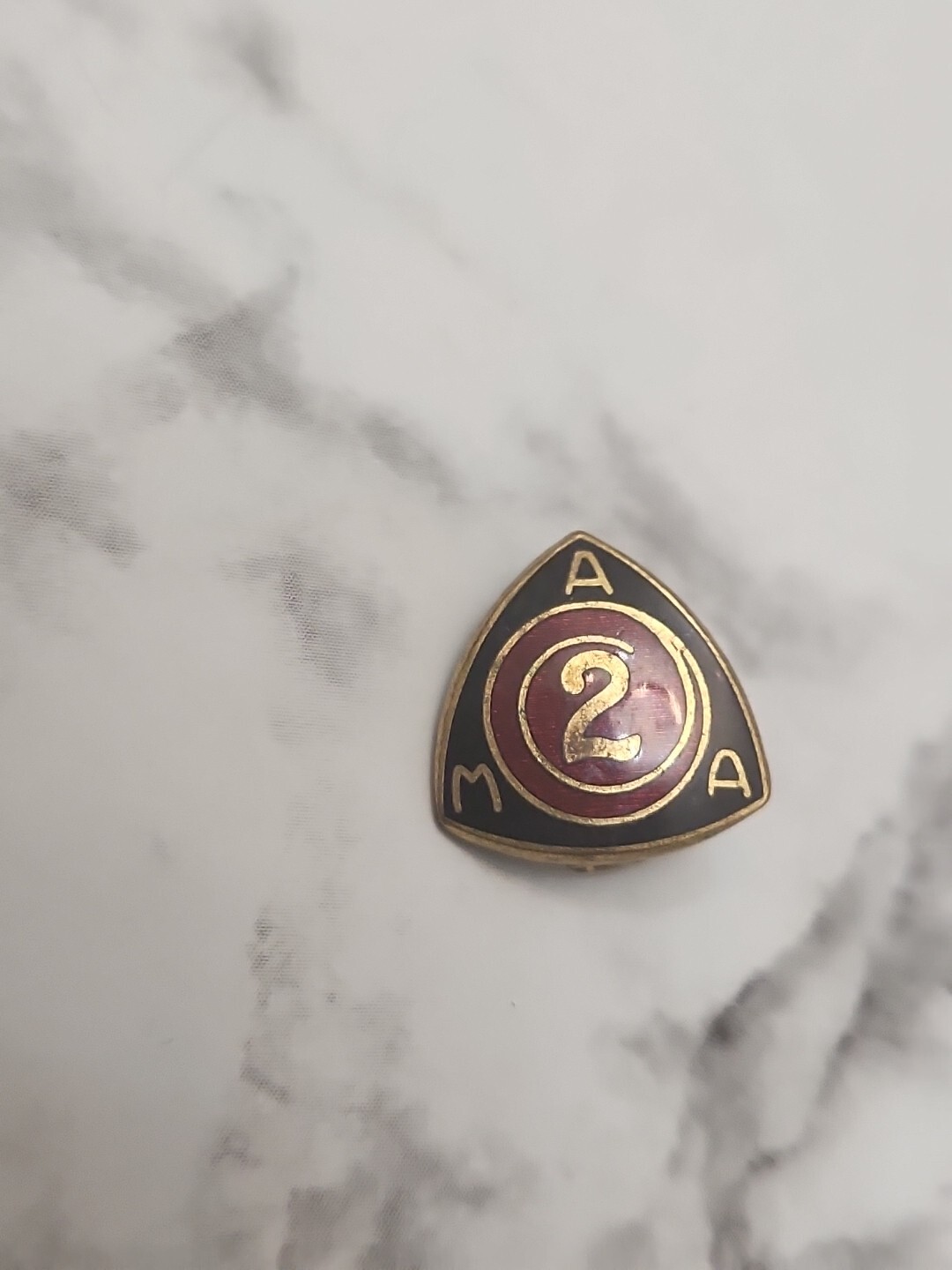 ORIGINAL Vtg 1950s American Motorcycle Assoc AMA 2 Year Club Member Lapel Pin ORIGINAL Vtg 1950s American Motorcycle Assoc AMA 2 Year Club Member Lapel Pin