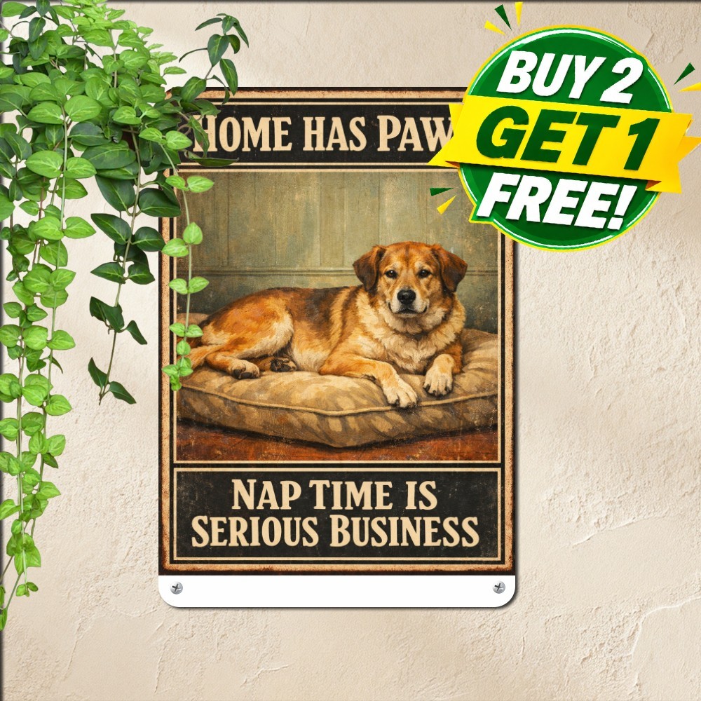 Loyal German Shepherd Canine Guardian Art Retro Metal Tin Sign Plaque 8x12