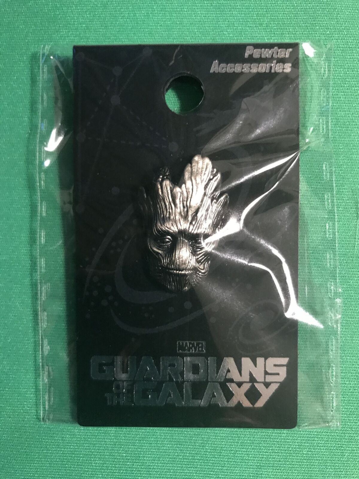 GOTG GROOT HEAD PEWTER LAPEL PIN - Vault 35 GOTG GROOT HEAD PEWTER LAPEL PIN - Vault 35