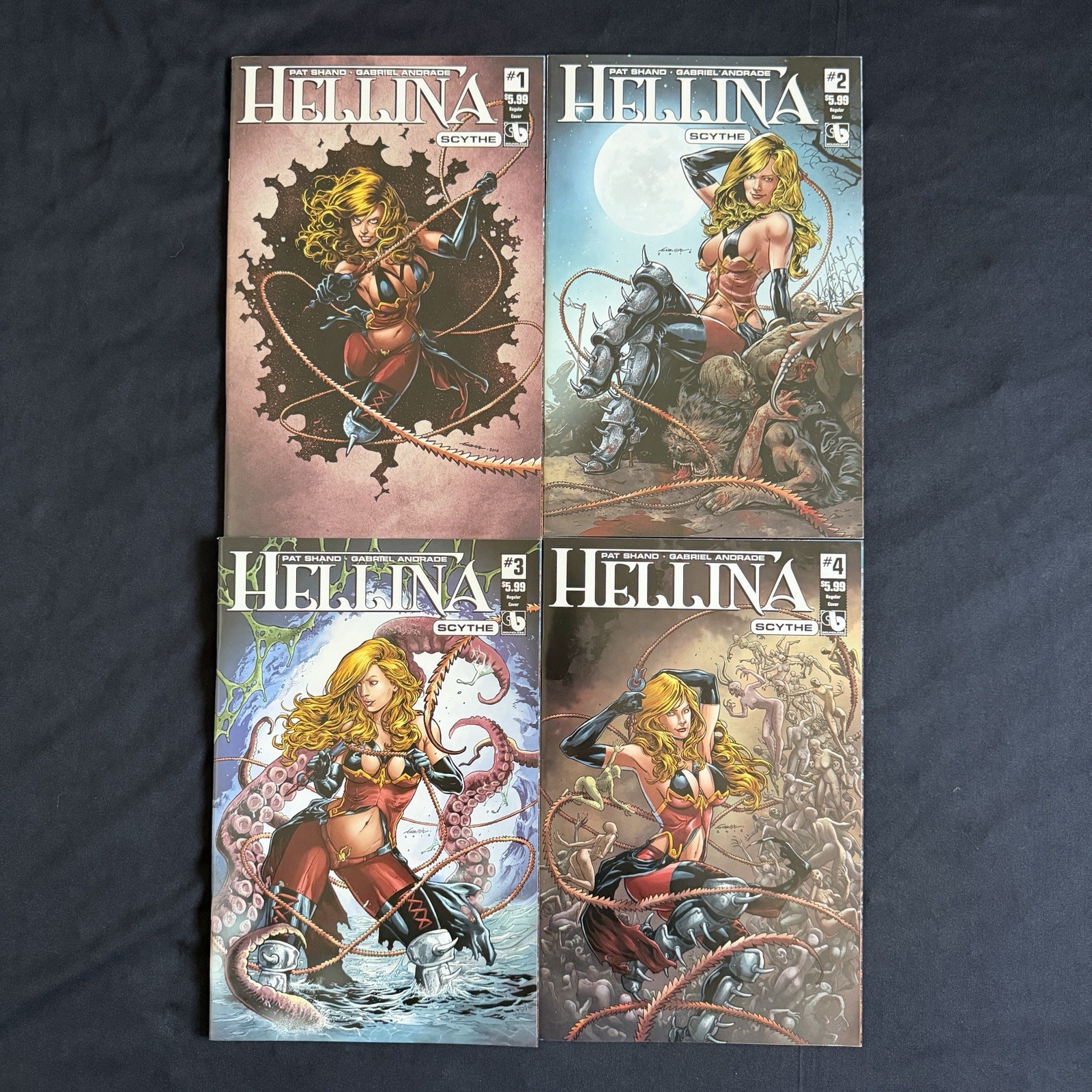 Boundless Comics Hellina Scythe #1 2 3 4 Complete 1-4 Series VF/NM 2017