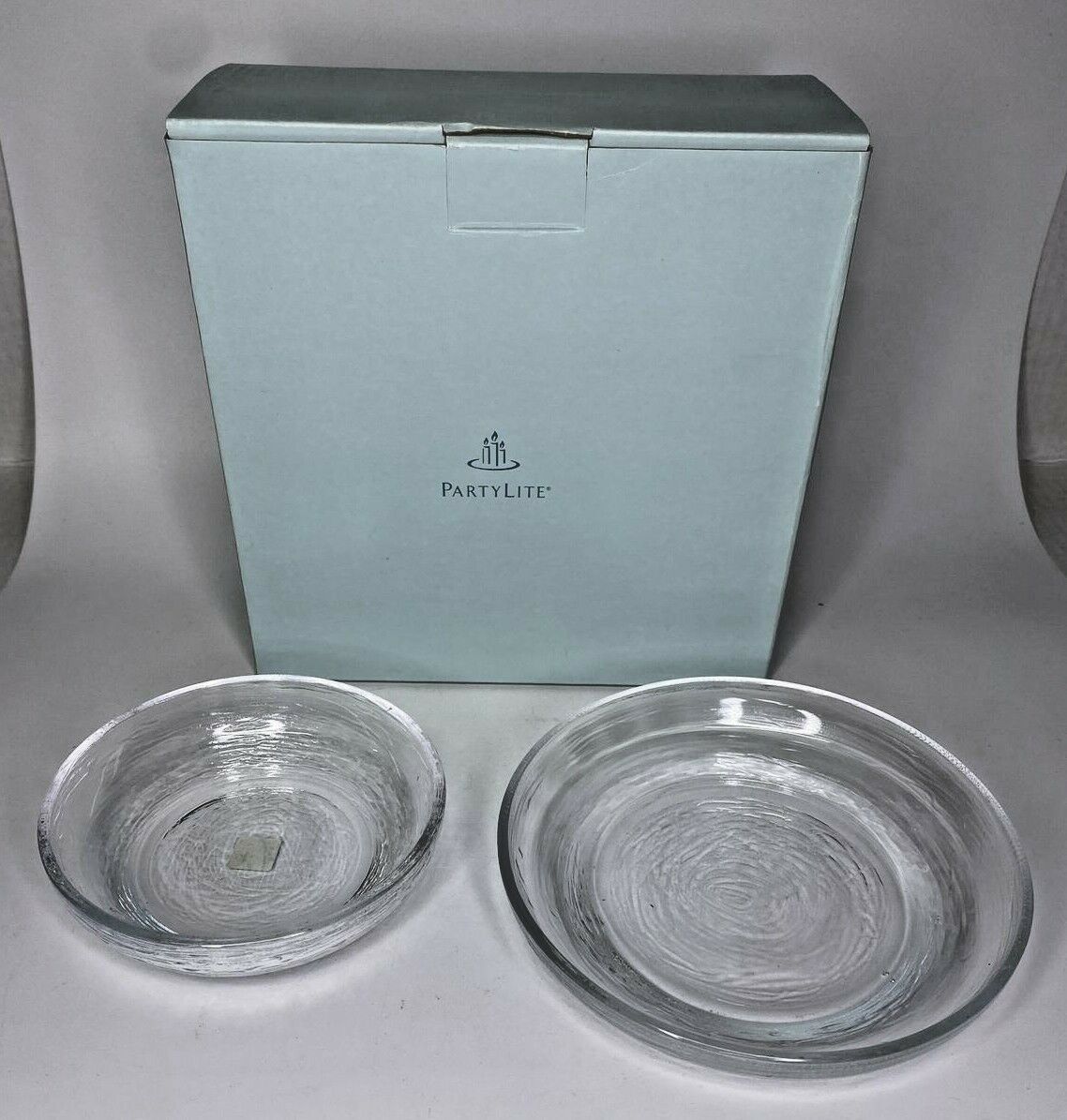 PartyLite Housewarming Pillar Holder Set NIB P2G/P90105