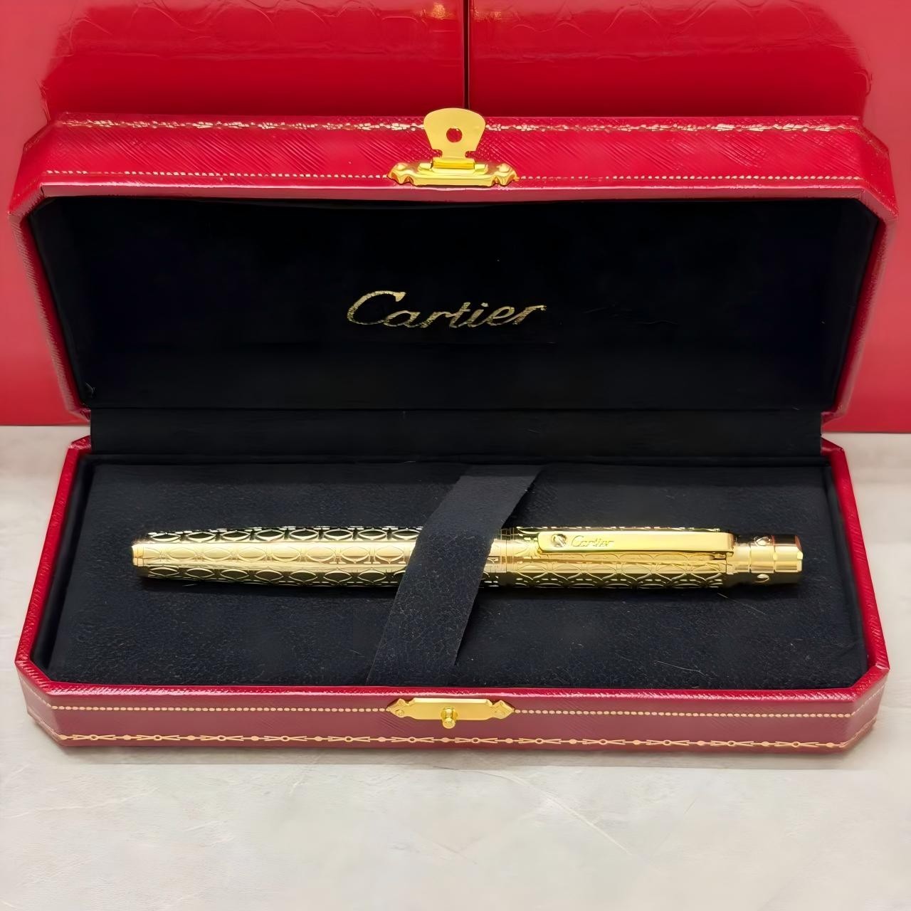Cartier luxury metal shell ballpoint pen