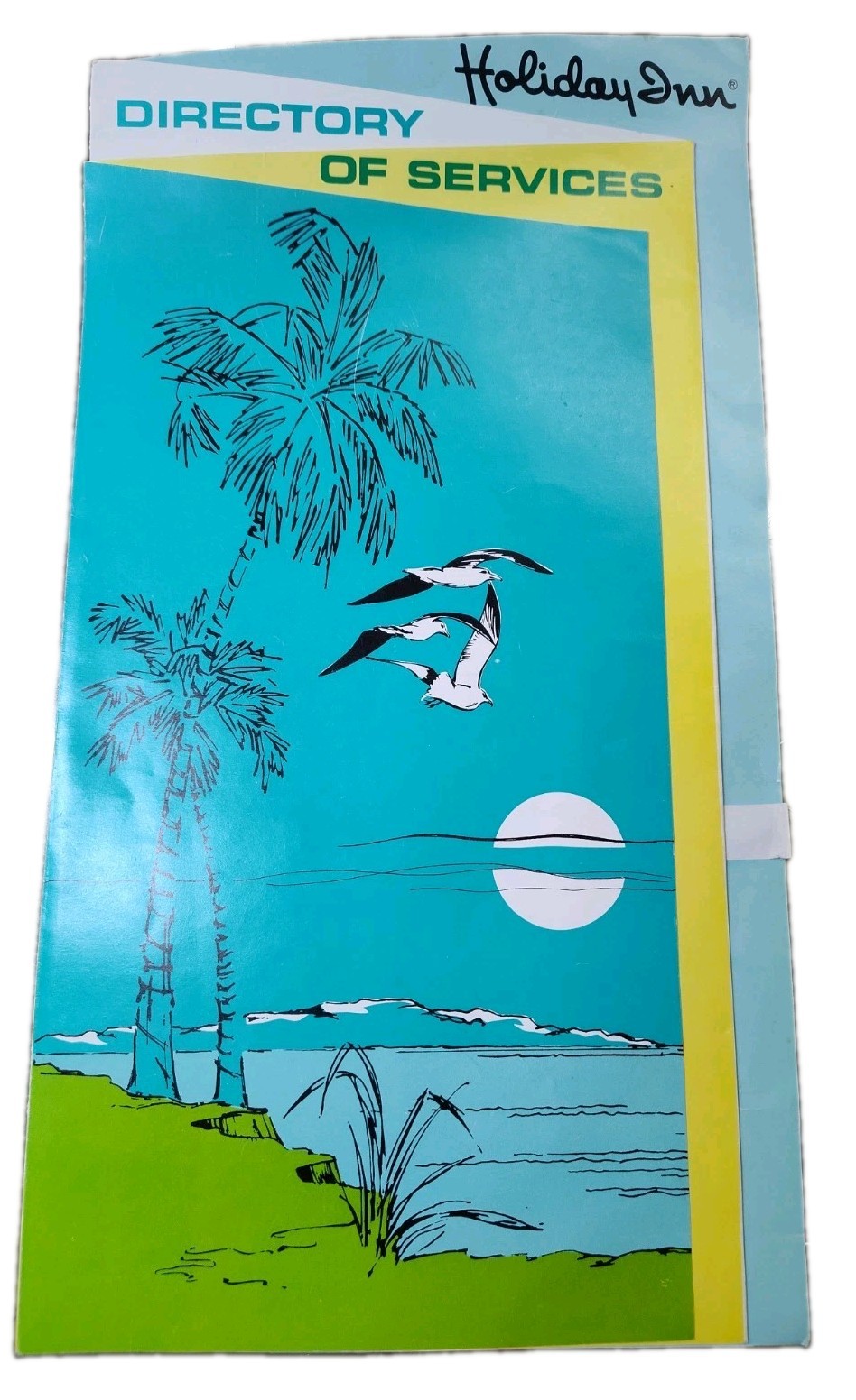 Holiday Inn Directory Of Services Vintage 70s 80s Freeport 6.5 X11.5