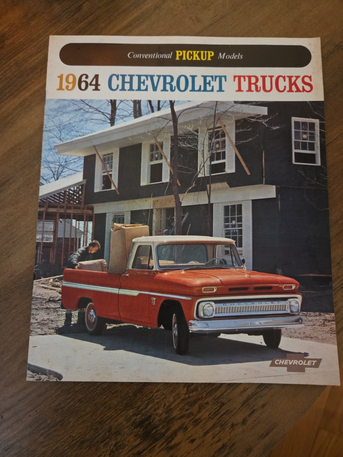 Vintage Original 1964 Chevrolet Trucks Conventional Pickup Models Sales Brochure