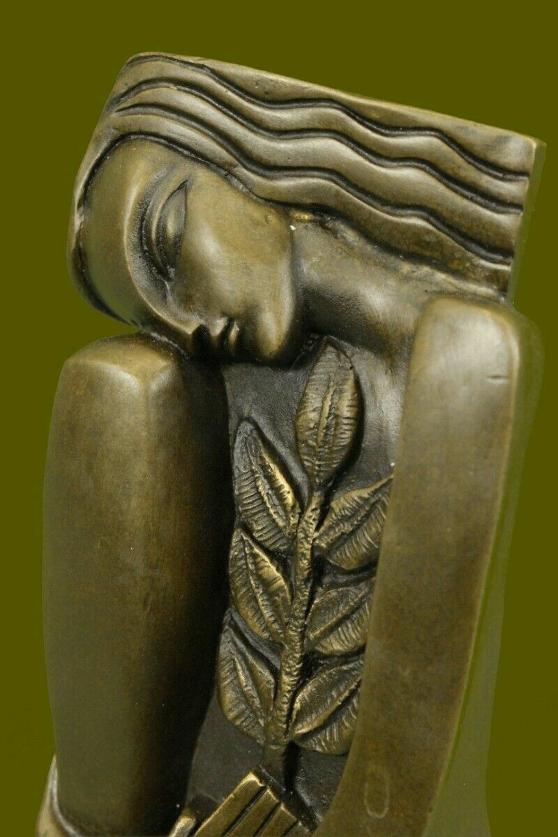 Handcrafted by Lost Wax Method Erotic Female Bronze Sculpture by Dali Deco DEAL