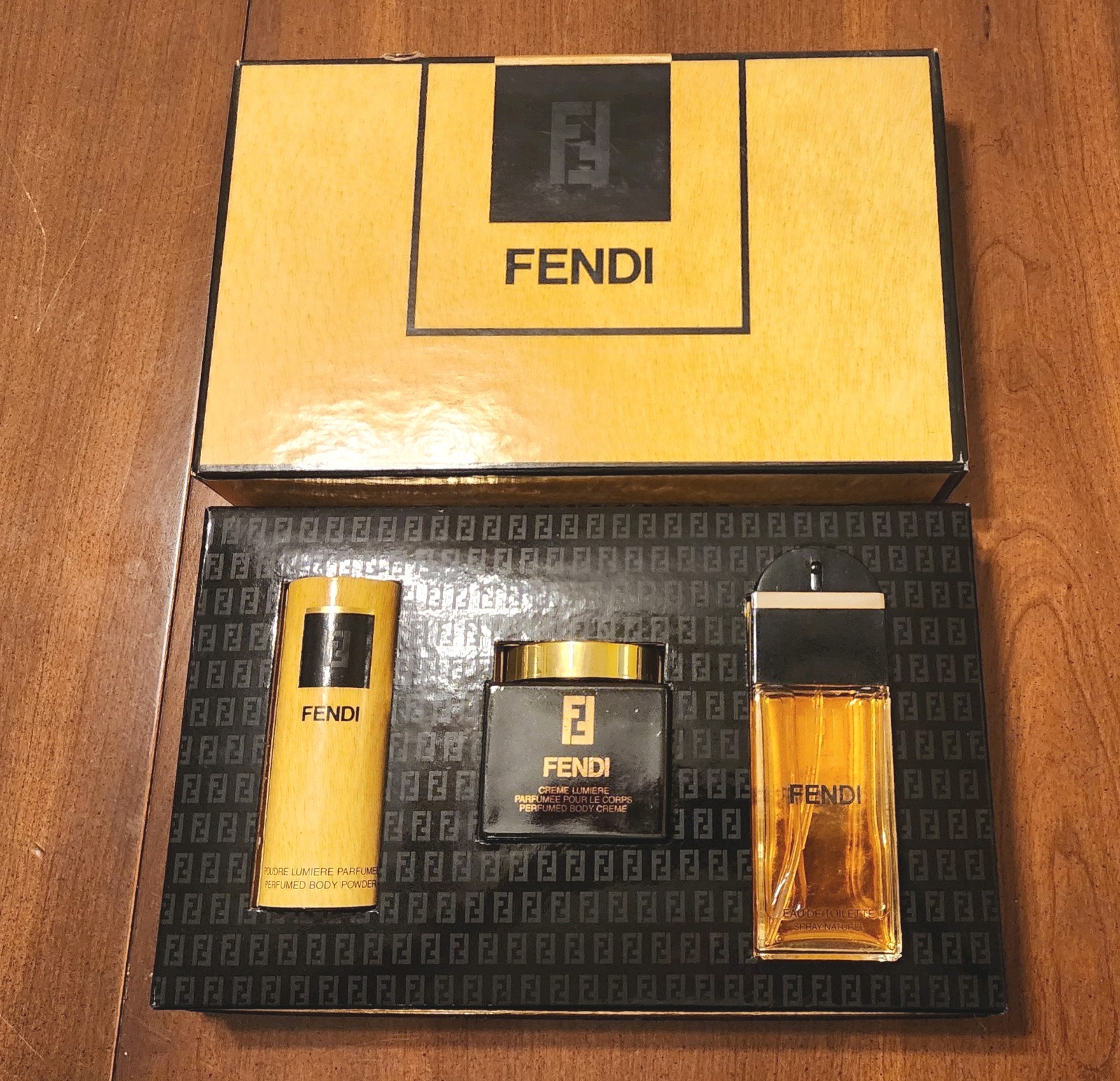 Fendi Classic perfume gift set vintage 1988 Bethco original