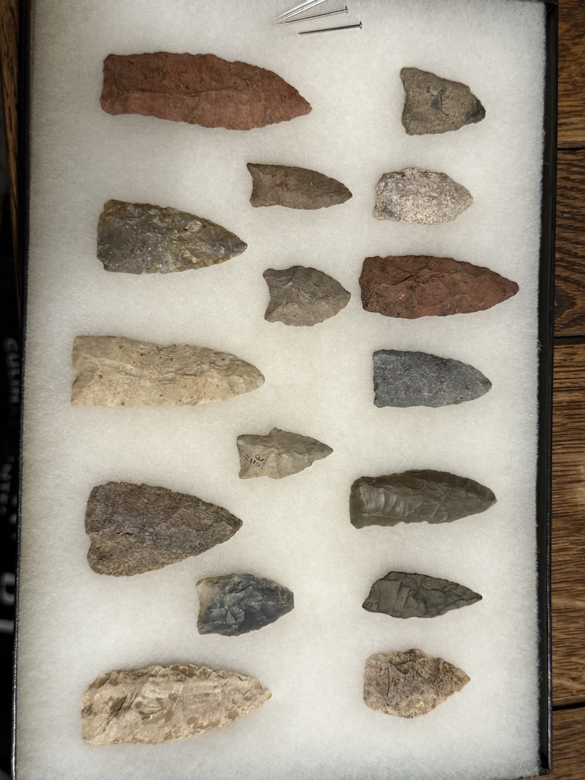 Frame Of 16 Paleo Point Clovis From Tennessee And Kentucky Arrowhead Frame Of 16 Paleo Point Clovis From Tennessee And Kentucky Arrowhead