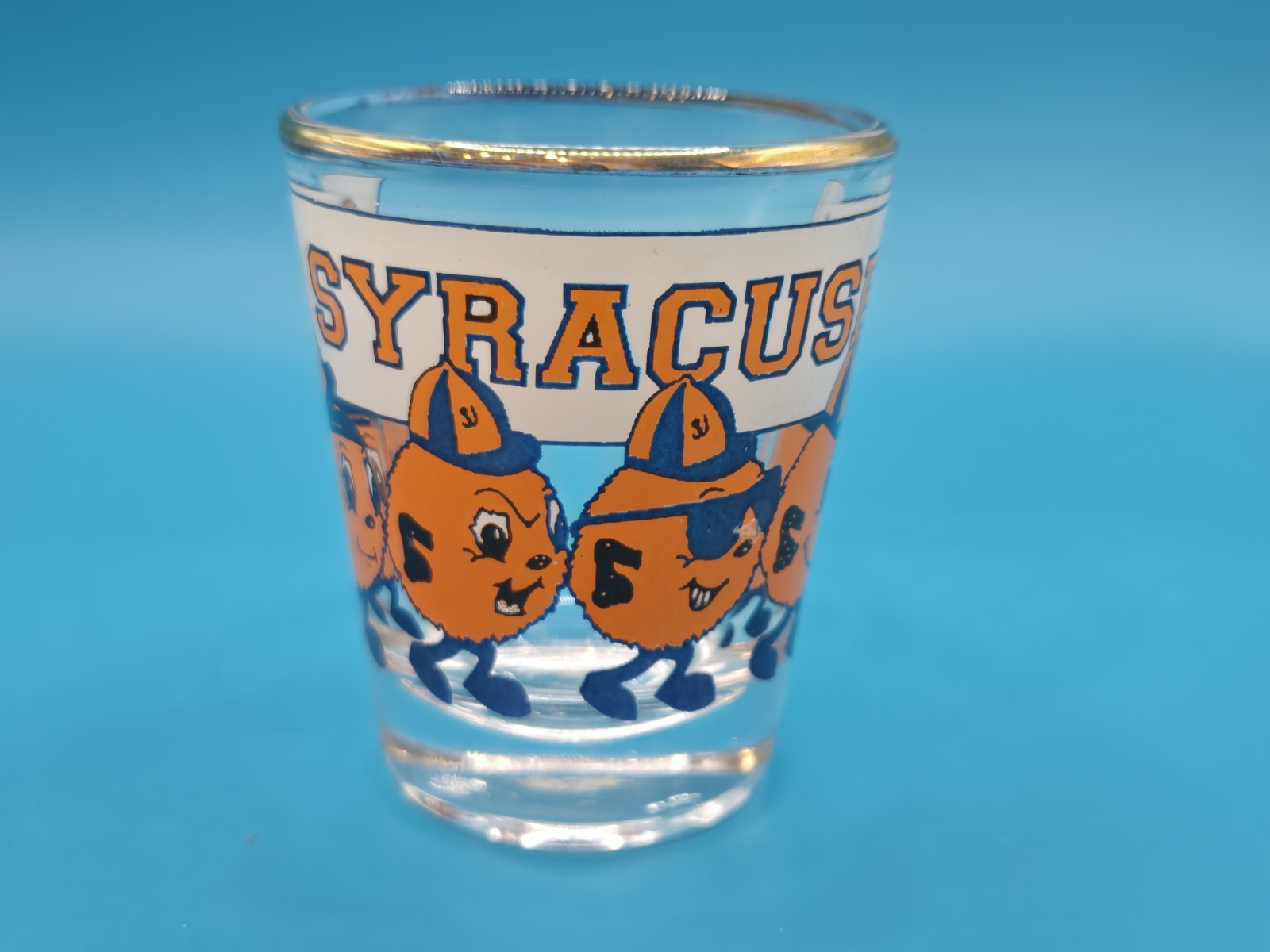 Vintage Rare 1980\'s Syracuse University Shotglass Edward\'s Press