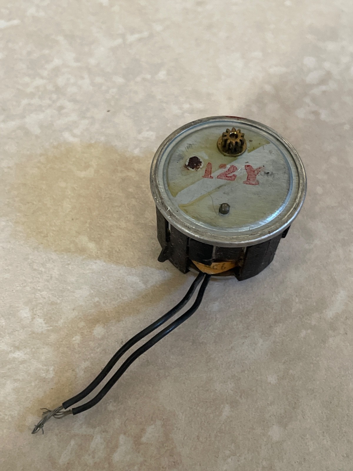 Vtg Westclox General Time 12Y 120 VAC 60 CY 2.5W Electric Motor