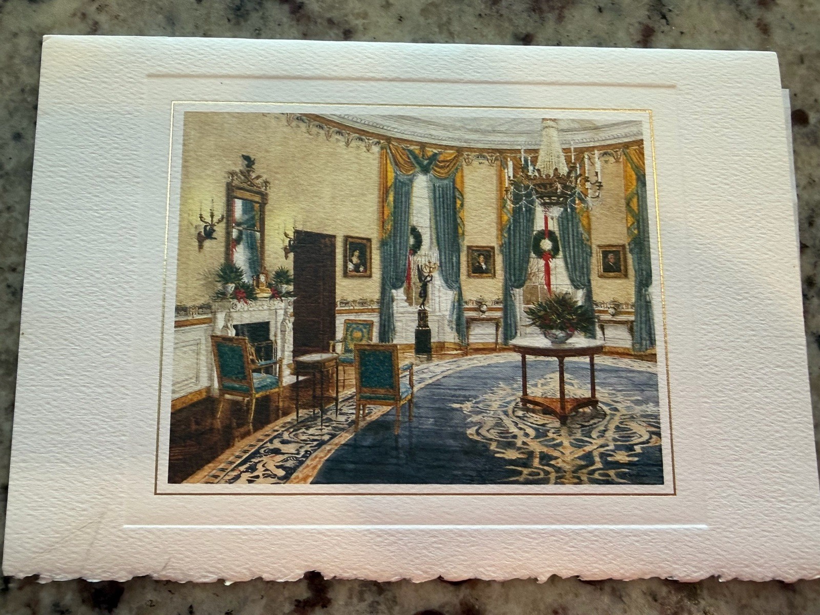 RARE 1985 White House Reagan Official Presidential Christmas Cards Hallmark