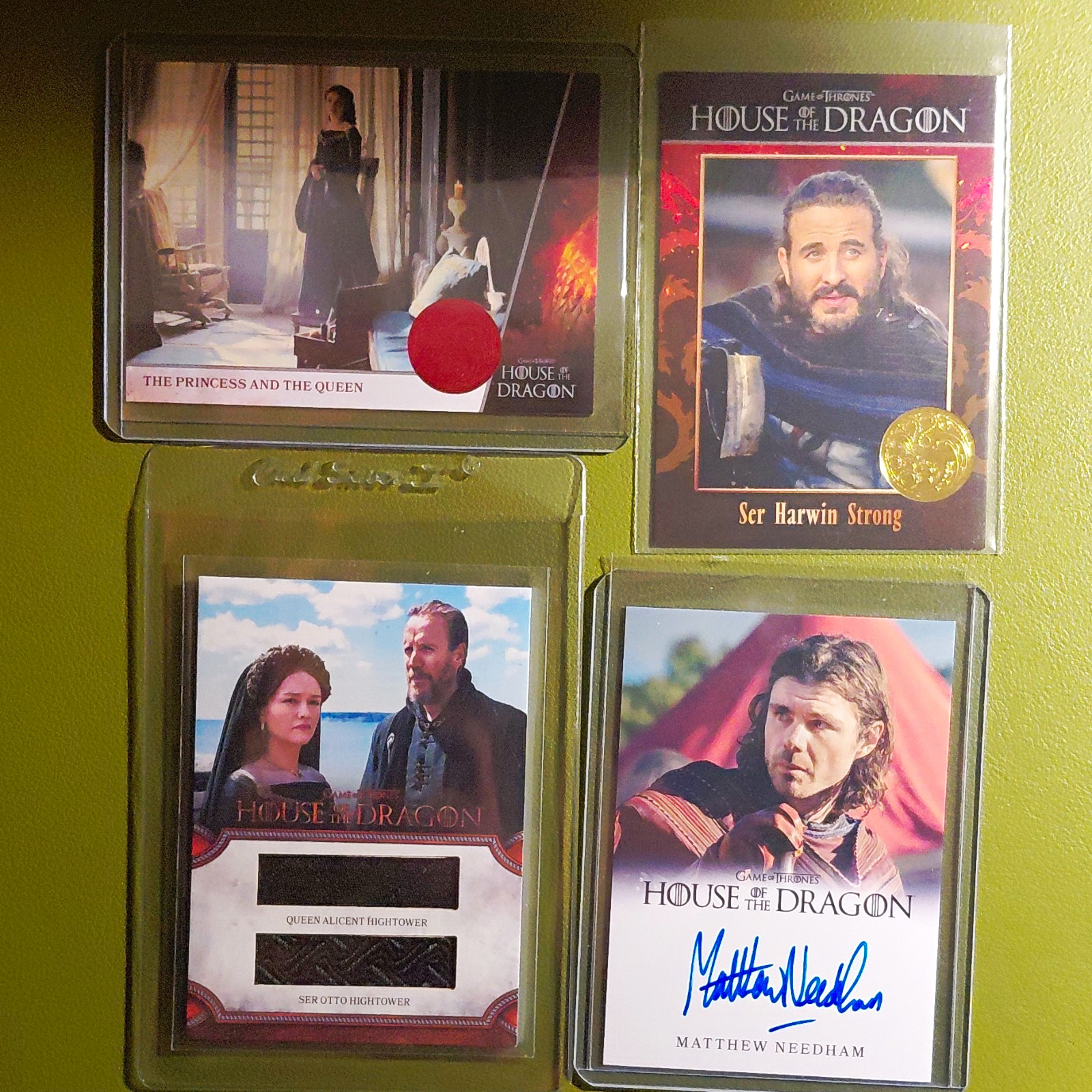House of the Dragon Rittenhouse 2024 4-Card Lot Auto Costume Relic /50