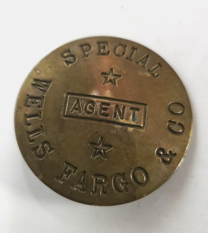 Antique Brass Wells Fargo \