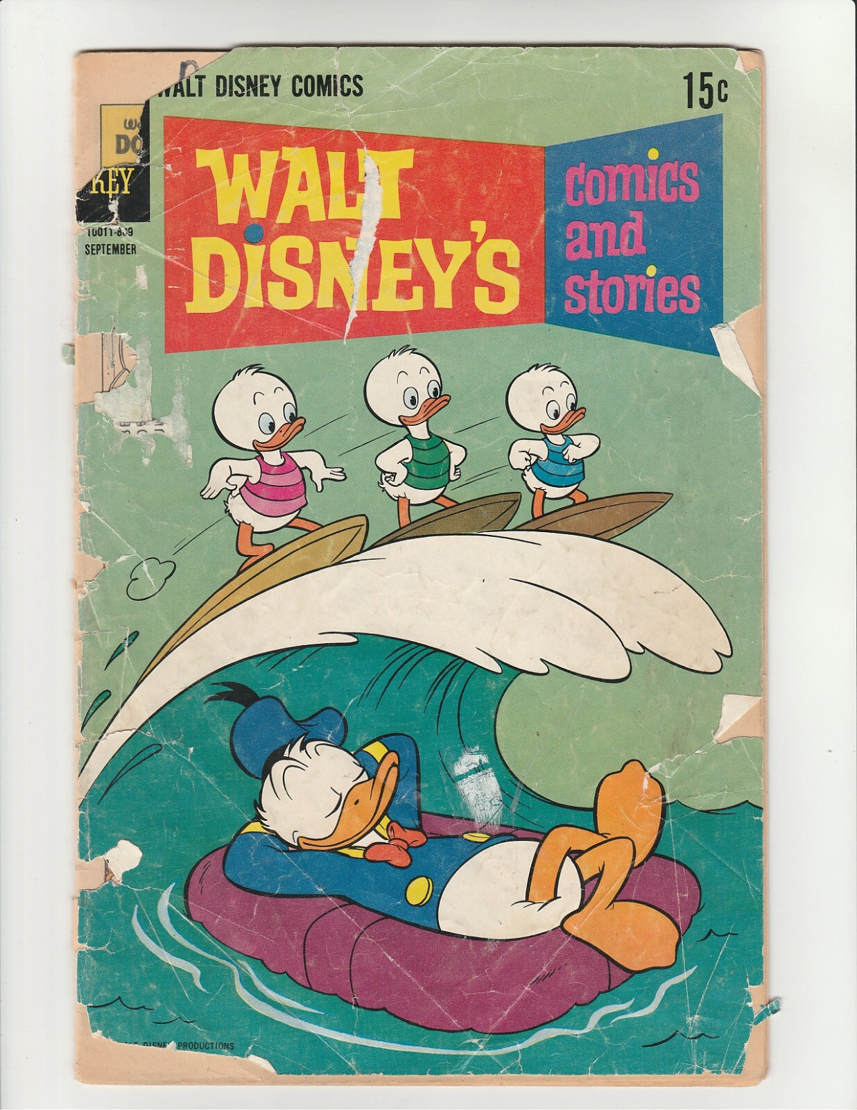 Walt Disney\'s Comics Stories Vol 28 #12 Gold Key 1968 (.30) River Pirates pt. 1 Walt Disney\'s Comics Stories Vol 28 #12 Gold Key 1968 (.30) River Pirates pt. 1