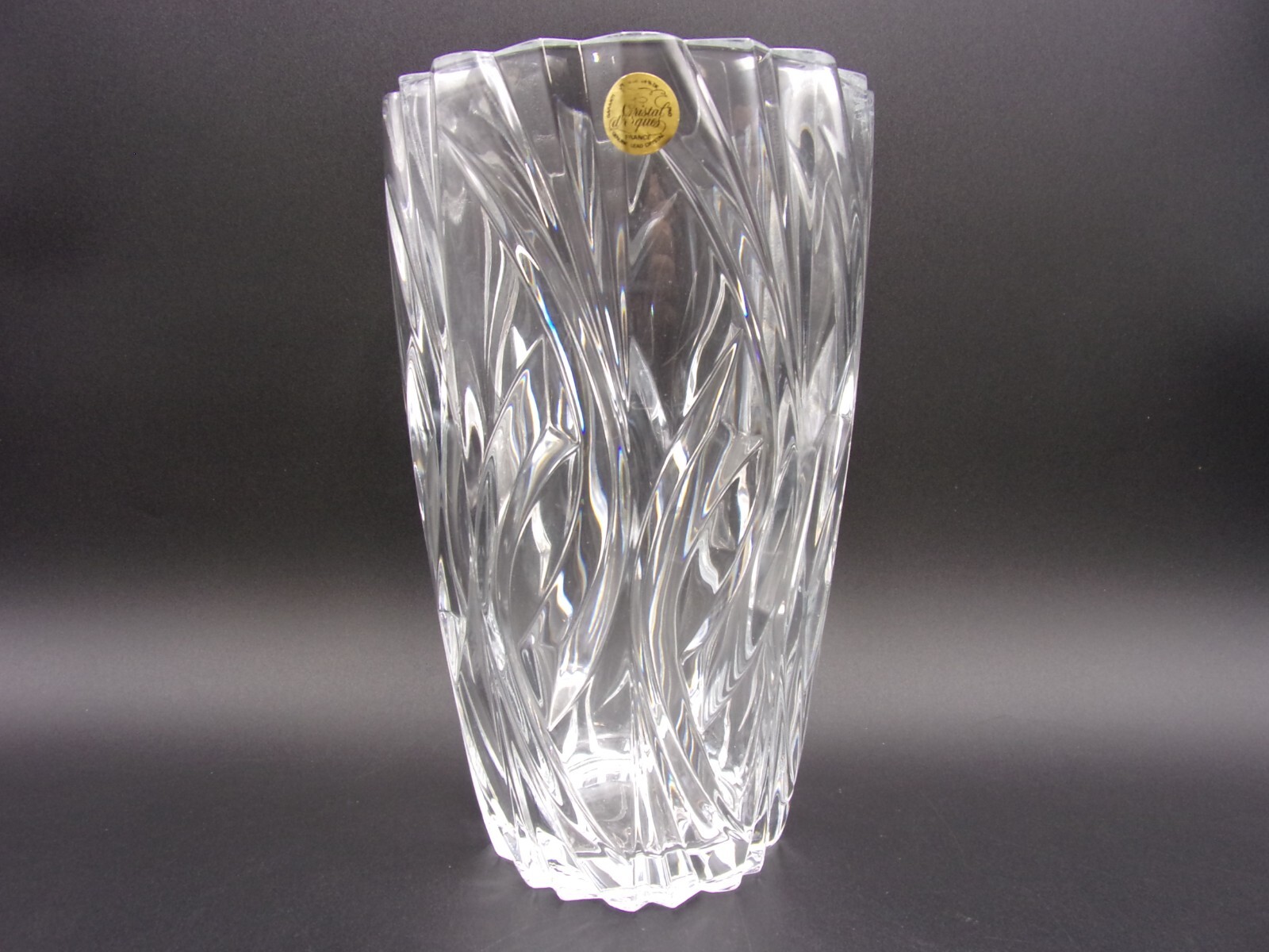 Cristal D\'Arques Vase Vizille Crystal 9 3/4\
