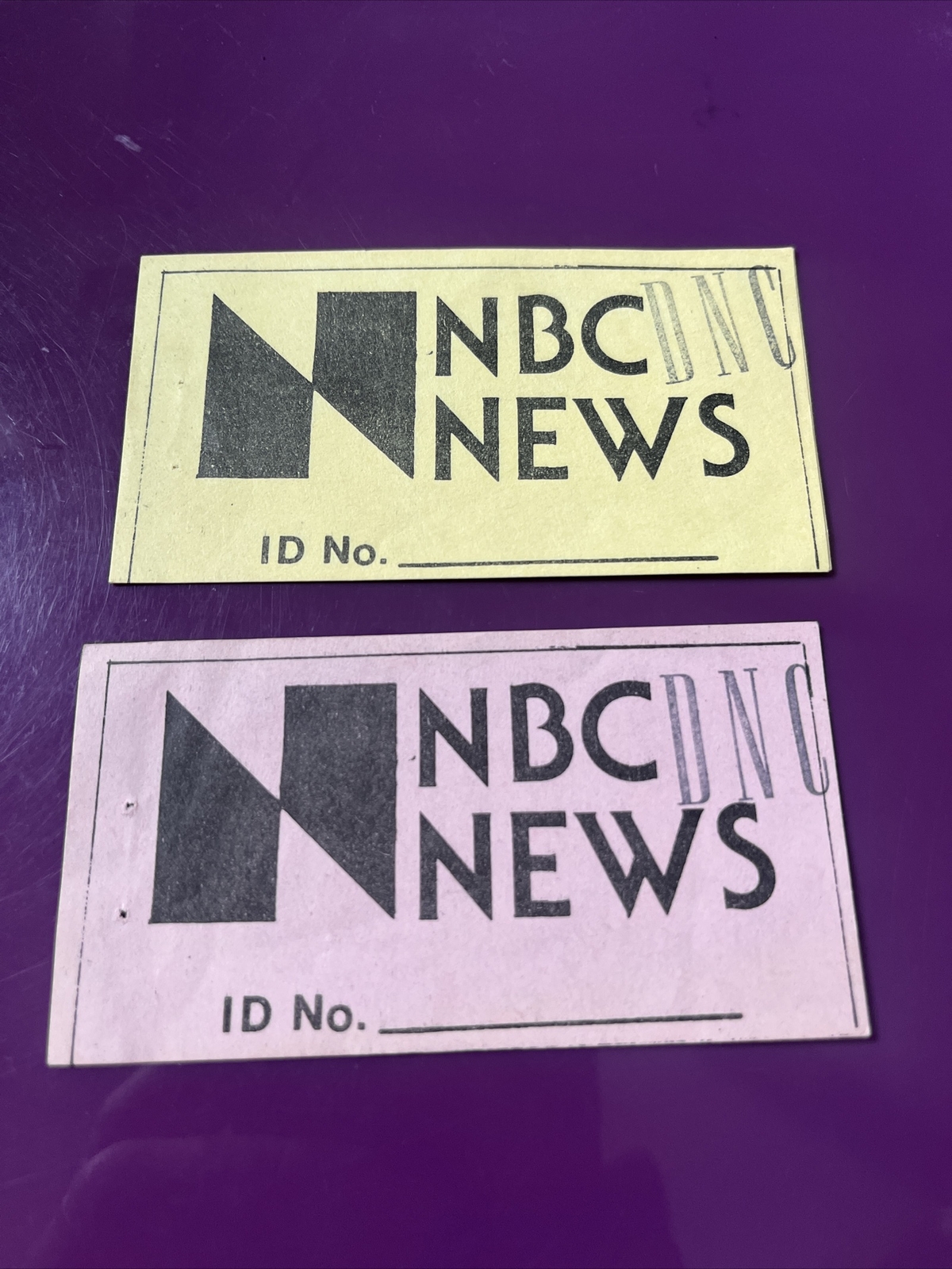 1976 NBC Press Pass Tickets Democratic National Convention (3) Jimmy Carter