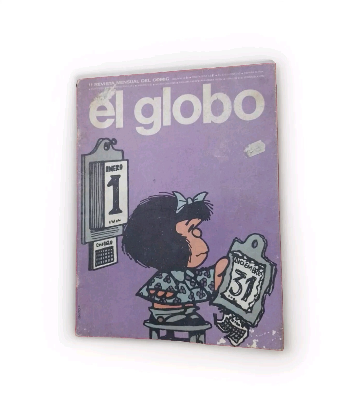 EL GLOBO #11 Mafalda Li\'l Abner Guido Crespa Spanish Comics Magazine Spain 1973