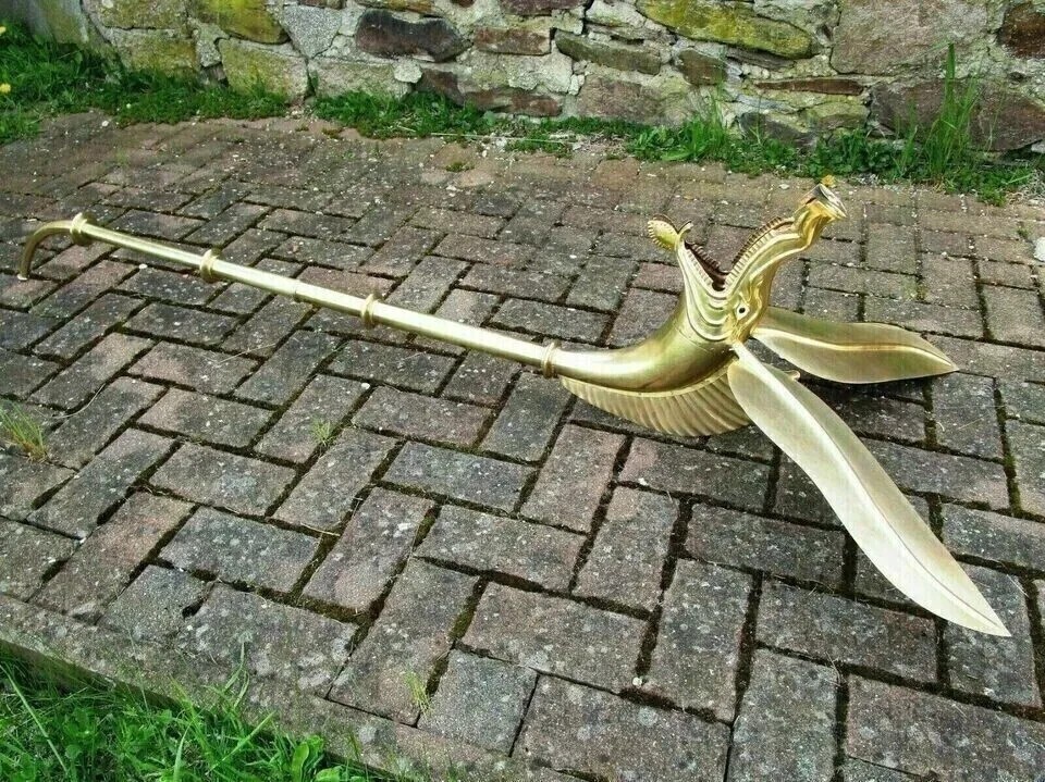 18 Gauge Brass Medieval Celtic Deskford carnyx Fully Playable Sound Trumpet Gift 18 Gauge Brass Medieval Celtic Deskford carnyx Fully Playable Sound Trumpet Gift