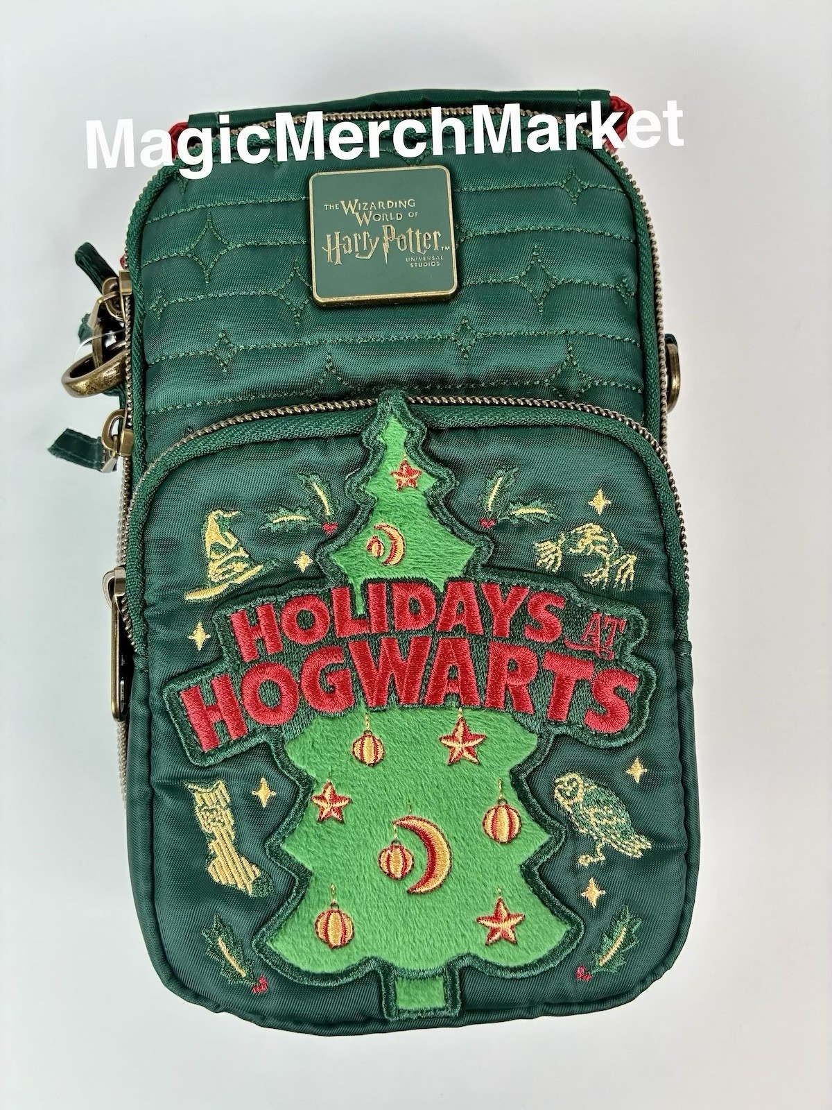 Universal Studios Harry Potter Christmas At Hogwarts Lug Bag New