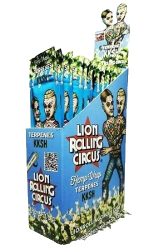 Lion Rolling Circus Herbal Papers KKSH TERPENS Box 25/2ct Packs