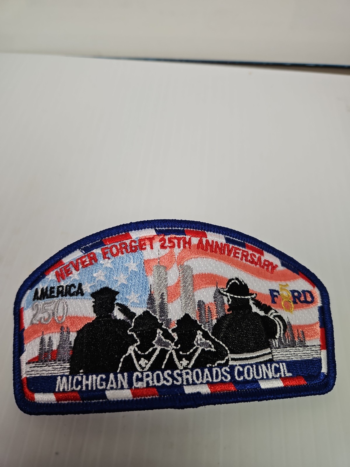 MIchigan Crossroads Council 25th ANN 9-11 Never Forget SCOUT SALUTE 2026 USA 250