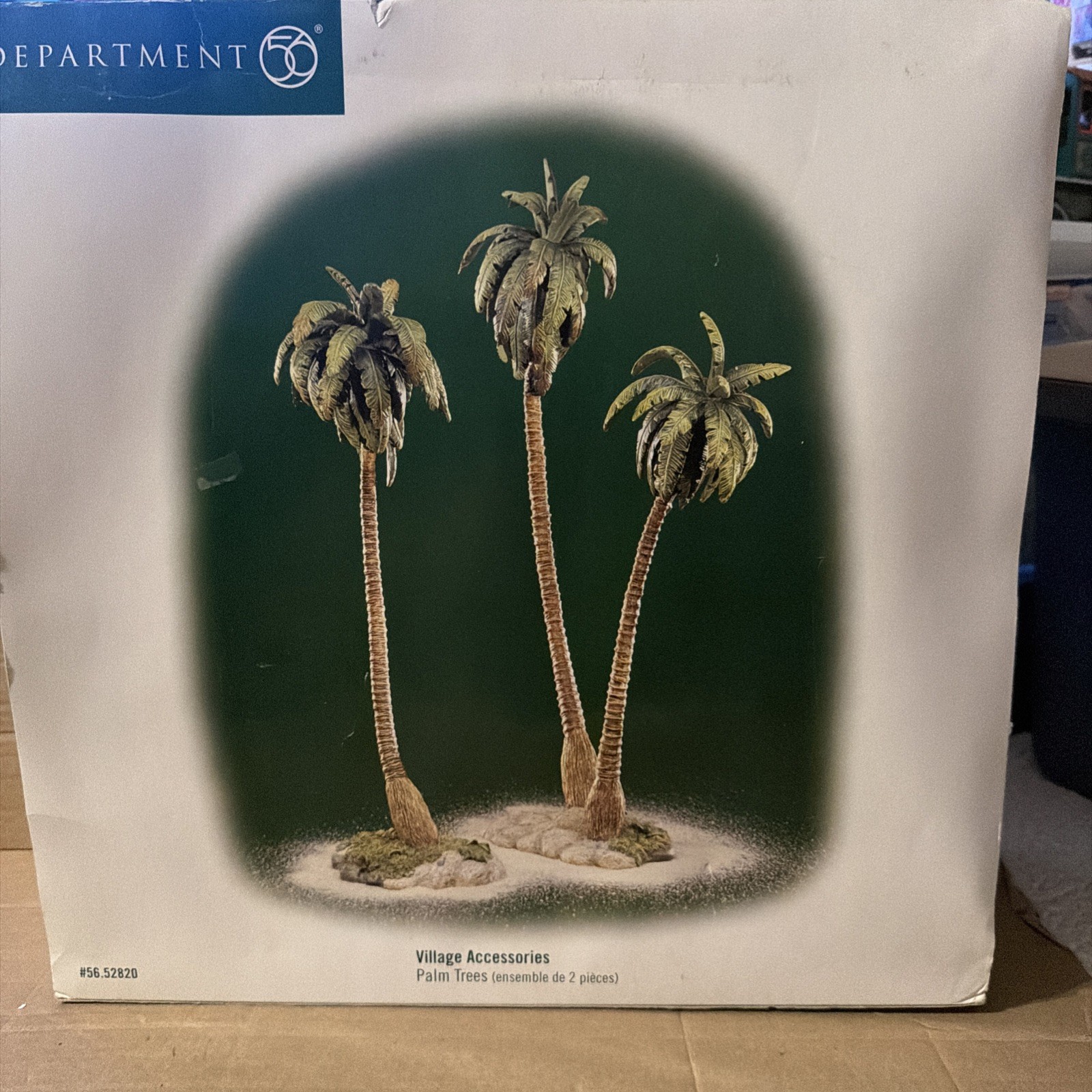 Vintage Department 56 Palm Trees Village Accessories 52820