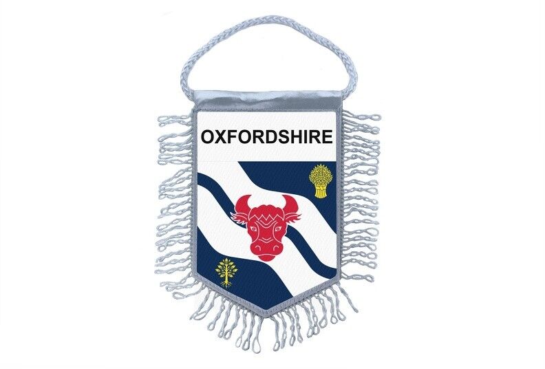 Mini banner flag pennant window mirror cars country banner oxfordshire