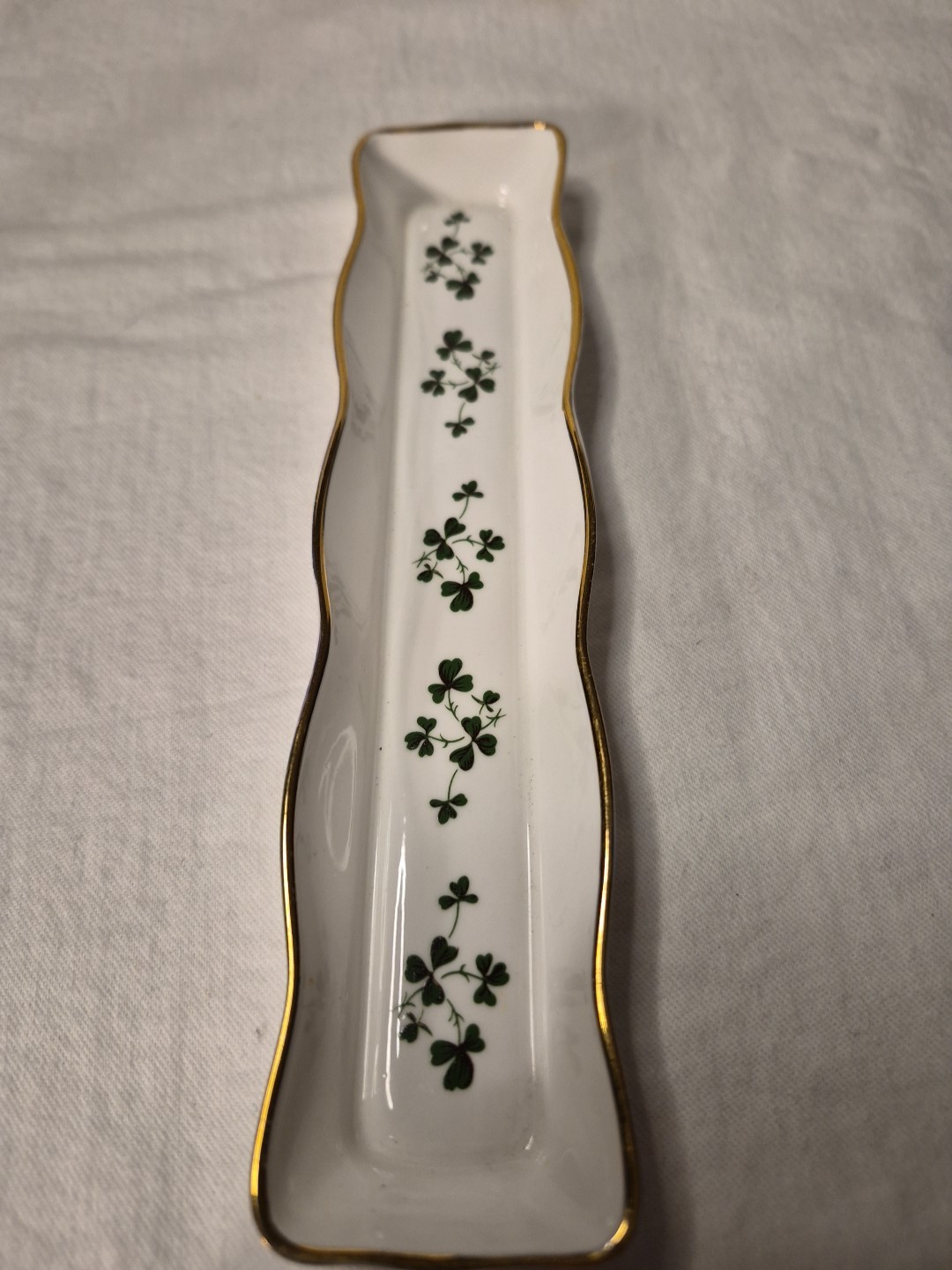 Duchess Bone China Shamrock Mint  Trinket Tray England 8 1/2