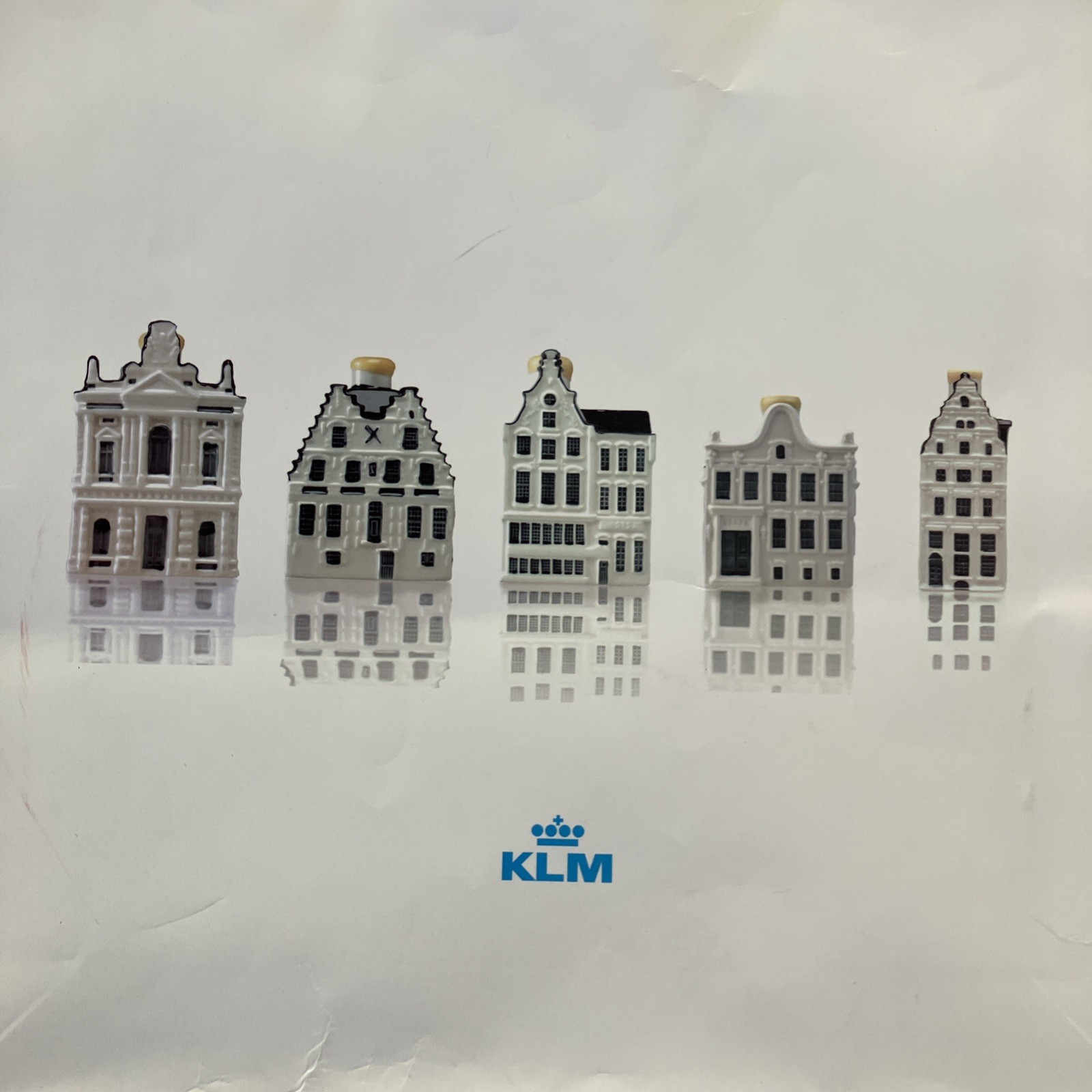 KLM Royal Dutch Airlines Houses Paper Shopping/Gift bag