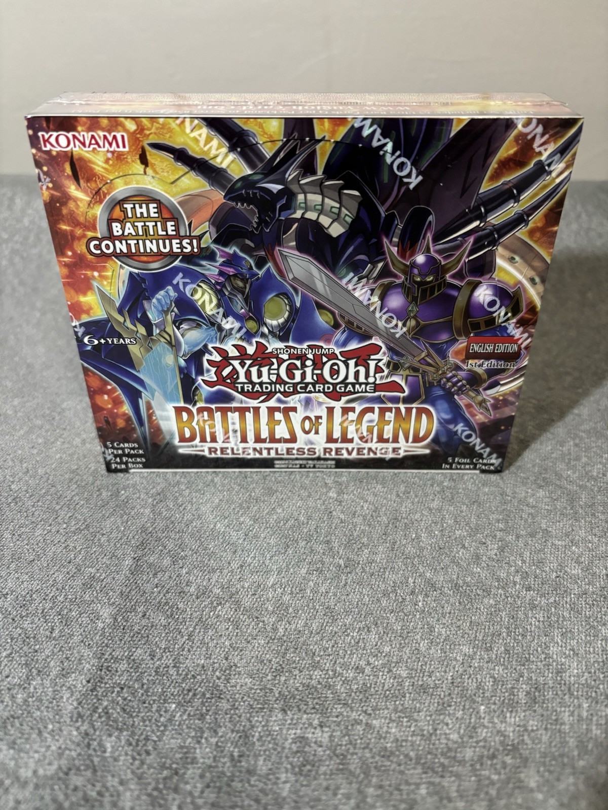 Sealed Yu-Gi-Oh Battles of Legend Relentless Revenge Booster Box 1st Edition TCG