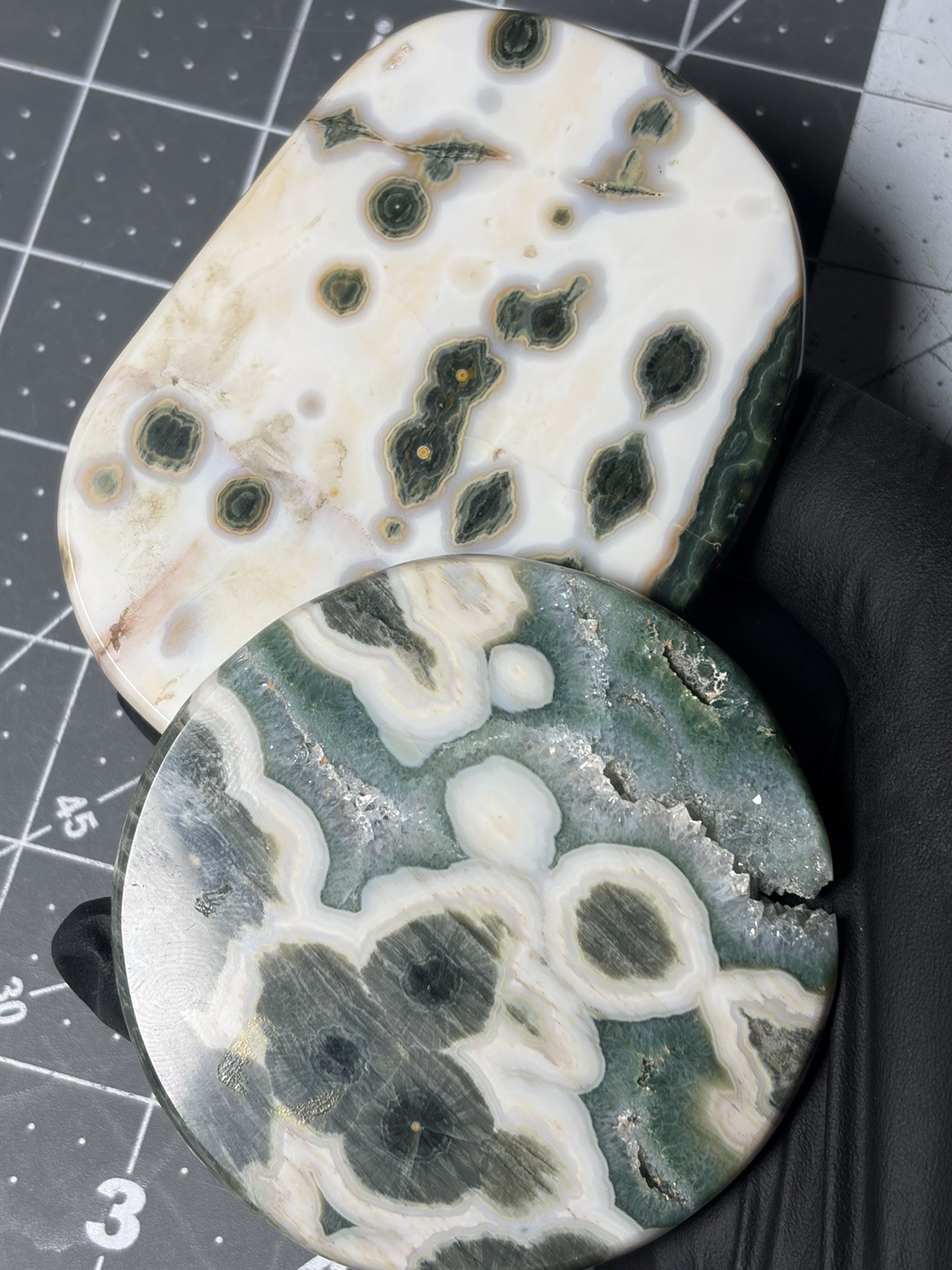 Gorgeous Ocean Jasper Medallions Old Stock Orbs Marovato Gorgeous Ocean Jasper Medallions Old Stock Orbs Marovato