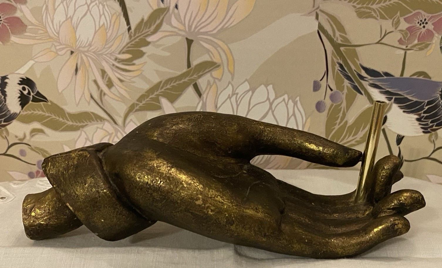 Vintage Figural Hand Decor Incense Burner Holder Display