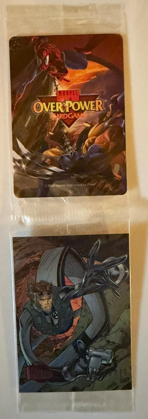 1996 Fleer Marvel Sealed Promo Pack Mr. Fantastic Post OverPower