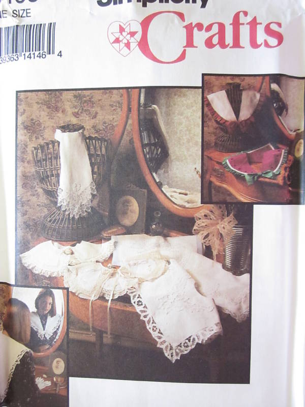 8465 Vintage Simplicity Sewing Pattern CRAFT Beautiful Collars UNCUT