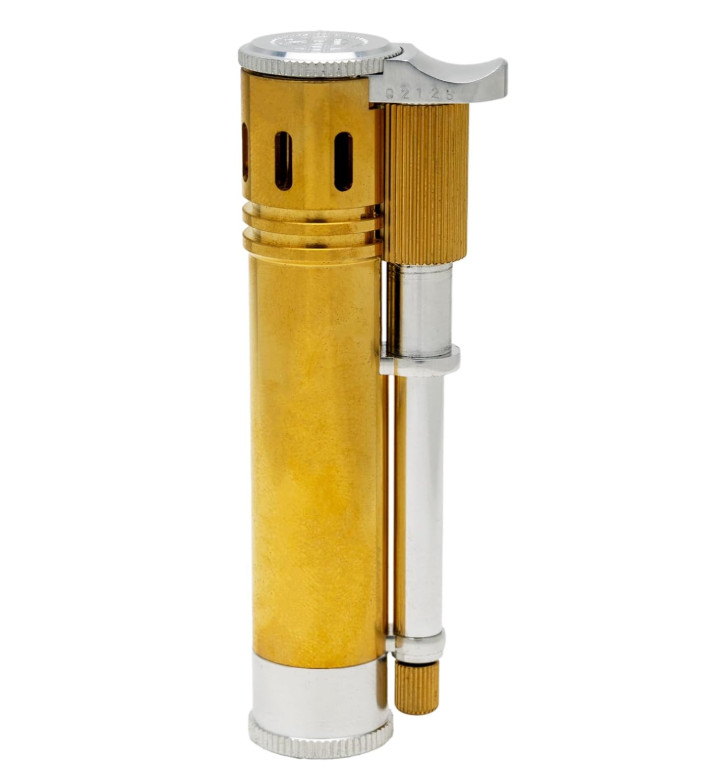DOUGLASS Field S Plus Oil Lighter Gold Refillable Windproof Japan Design
