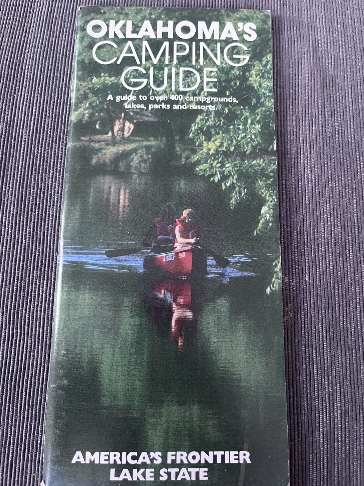 1986 Oklahoma\'s Camping Guide America\'s Frontier Lake State brochure