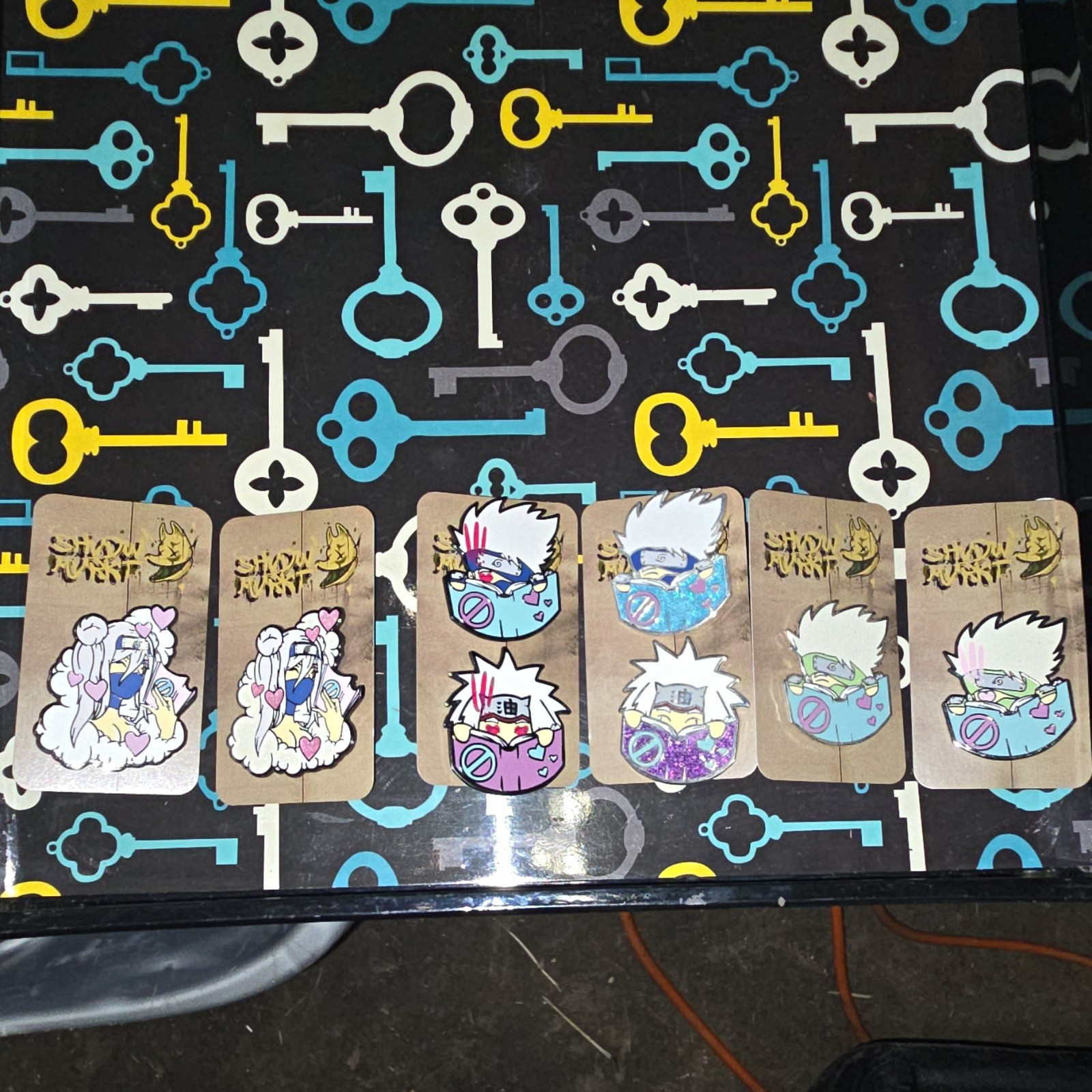 Naruto Anime-Style Enamel Pins 100 mixed lot
