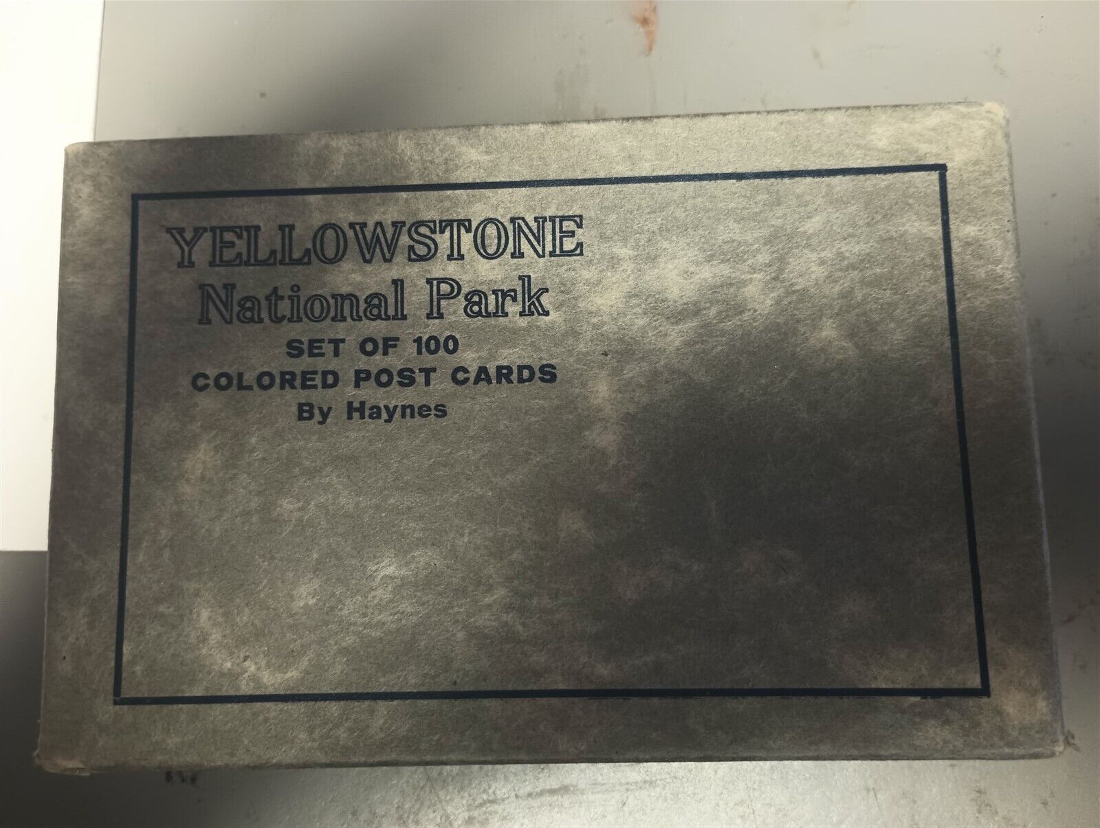 Yellowstone National Park Set of 100 Colored Post Cards by Haynes