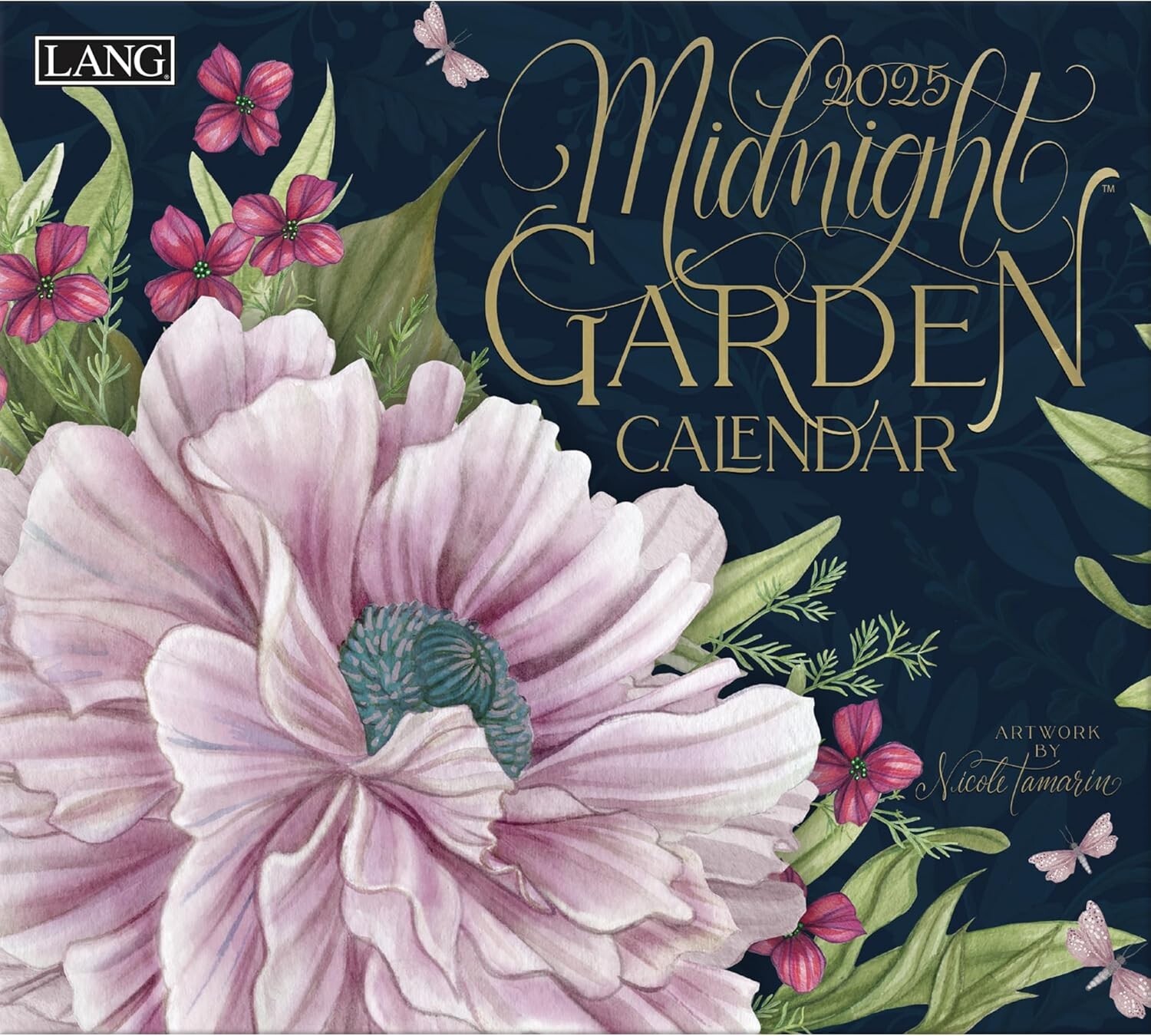 Lang - 2025 Midnight Garden Wall Calendar by Nicole Tamarin New Lang - 2025 Midnight Garden Wall Calendar by Nicole Tamarin New