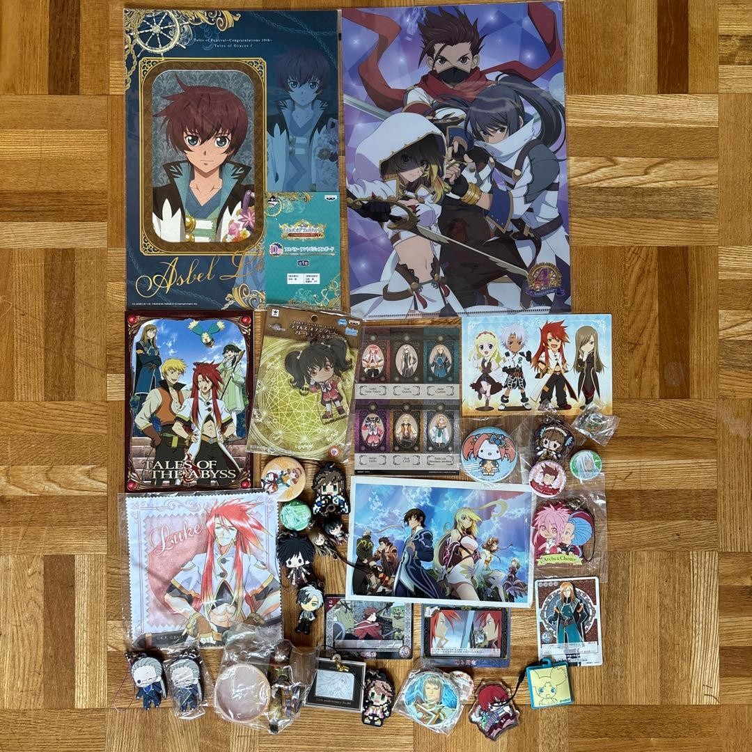 Tales of Series Collectible Merchandise Set Authentic Character Goods Japan