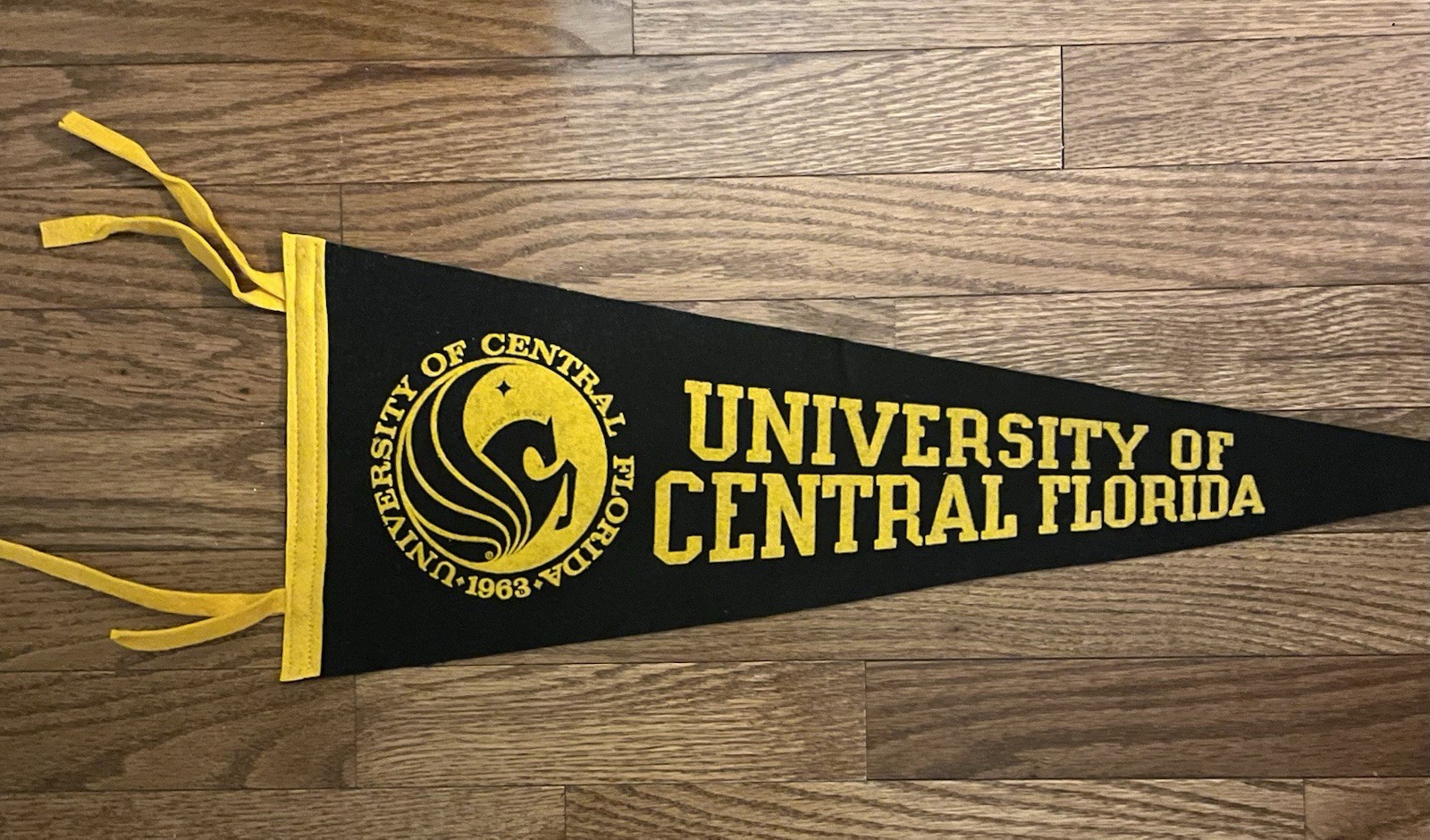 Vintage University Of Central Florida Wool Felt Pennant