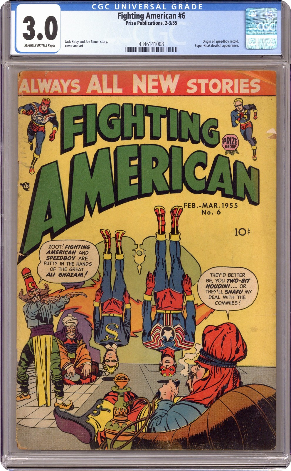 Fighting American #6 CGC 3.0 1955 4346141008