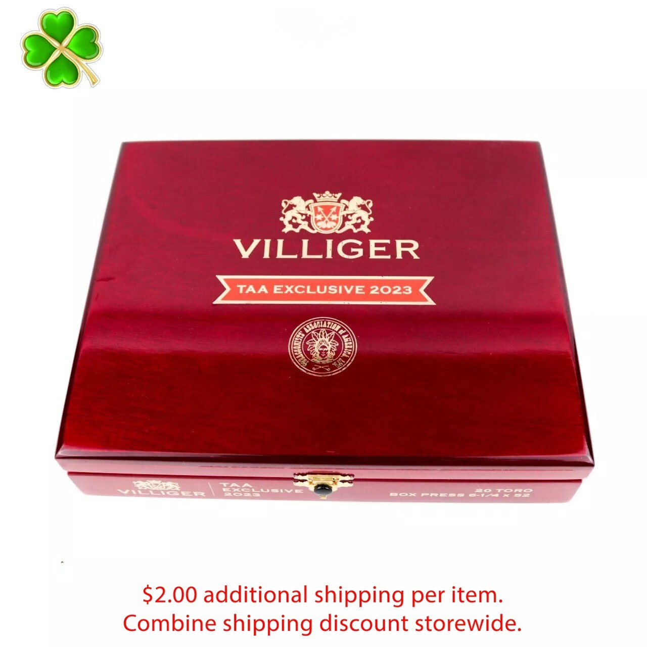 Villiger Toro 2023 TAA Exclusive Empty Wood Cigar Box 9\