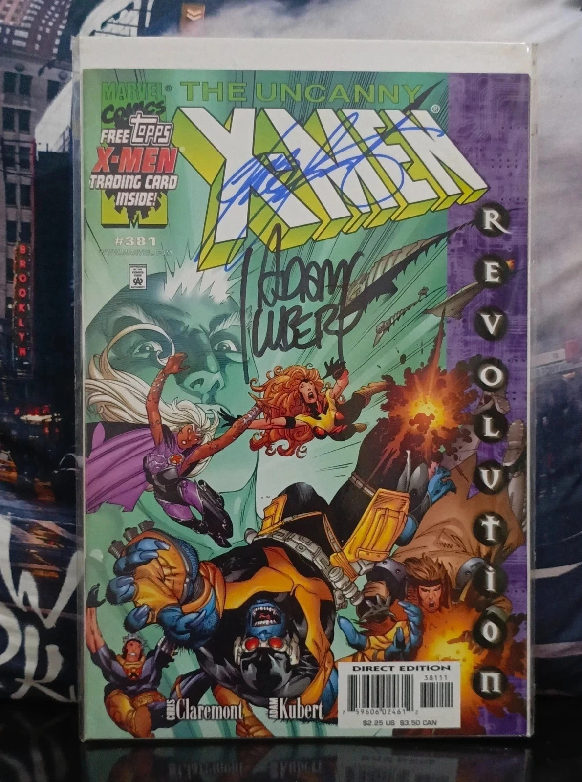 The Uncanny X-Men #381 SIGNED by C. Claremont & Adam Kubert (Marvel Comics 2000) The Uncanny X-Men #381 SIGNED by C. Claremont & Adam Kubert (Marvel Comics 2000)
