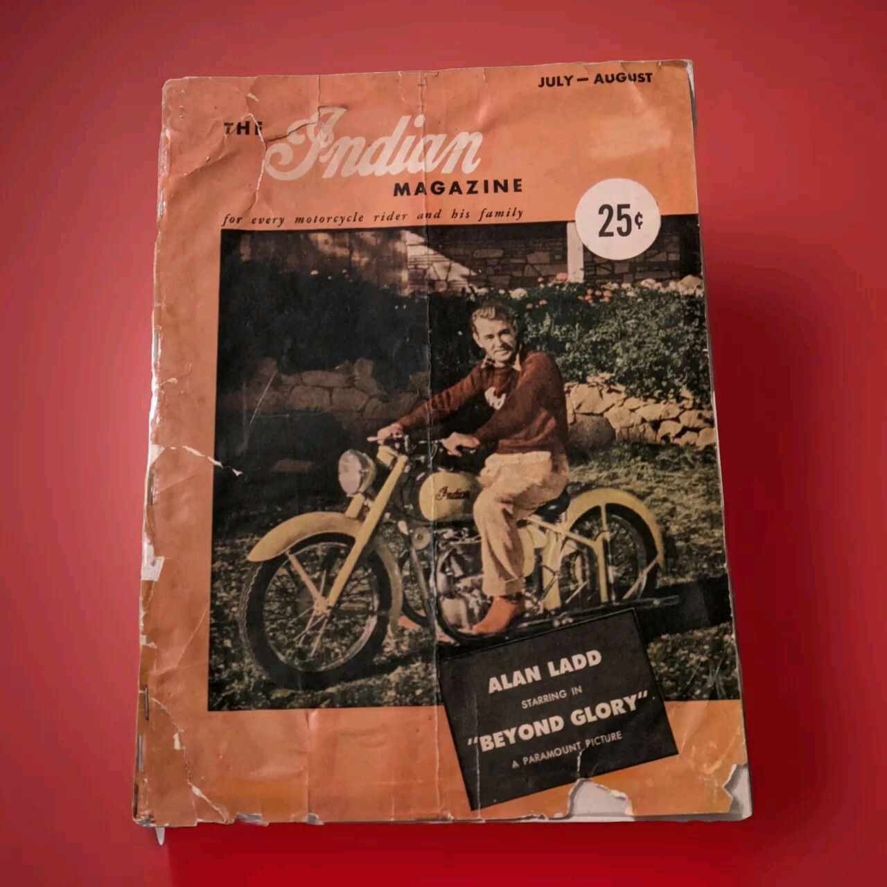 1948 The Indian Motorcycle Magazine Vol #1 Issue #1 Ladd Cycle Movie Cover Rare