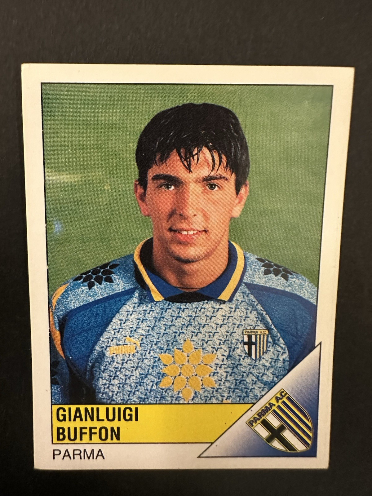 PANINI FOOTBALLERS 1995/96 PARMA GIANLUIGI BUFFON NO. 228 ROOKIE NEW MINT