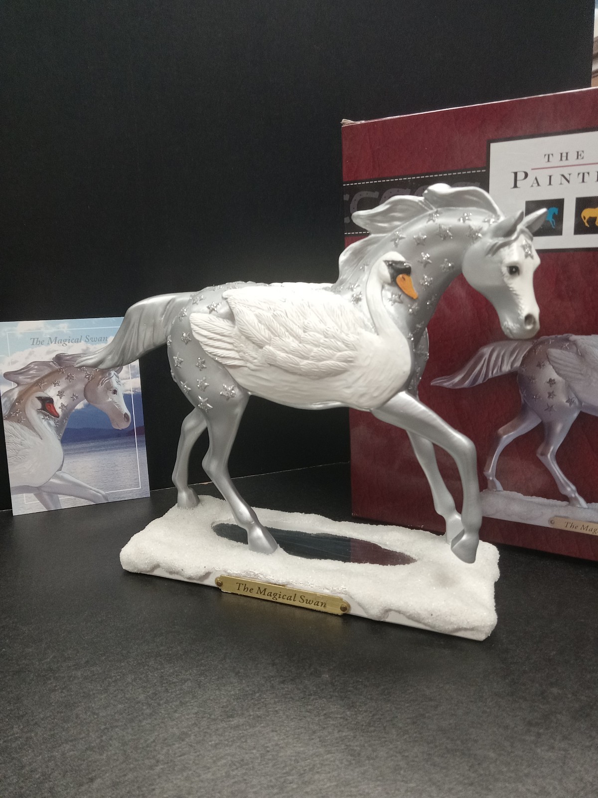 Trail of Painted Ponies THE MAGICAL SWAN 1E/5285 Horse NIB# 4021360, 2010release