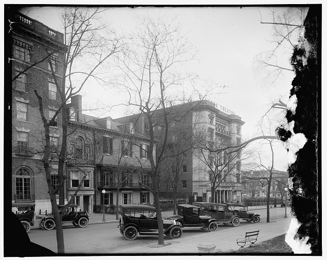 Photo:Washington DC Cameron House 1910s Hotel Street Scene Automobiles